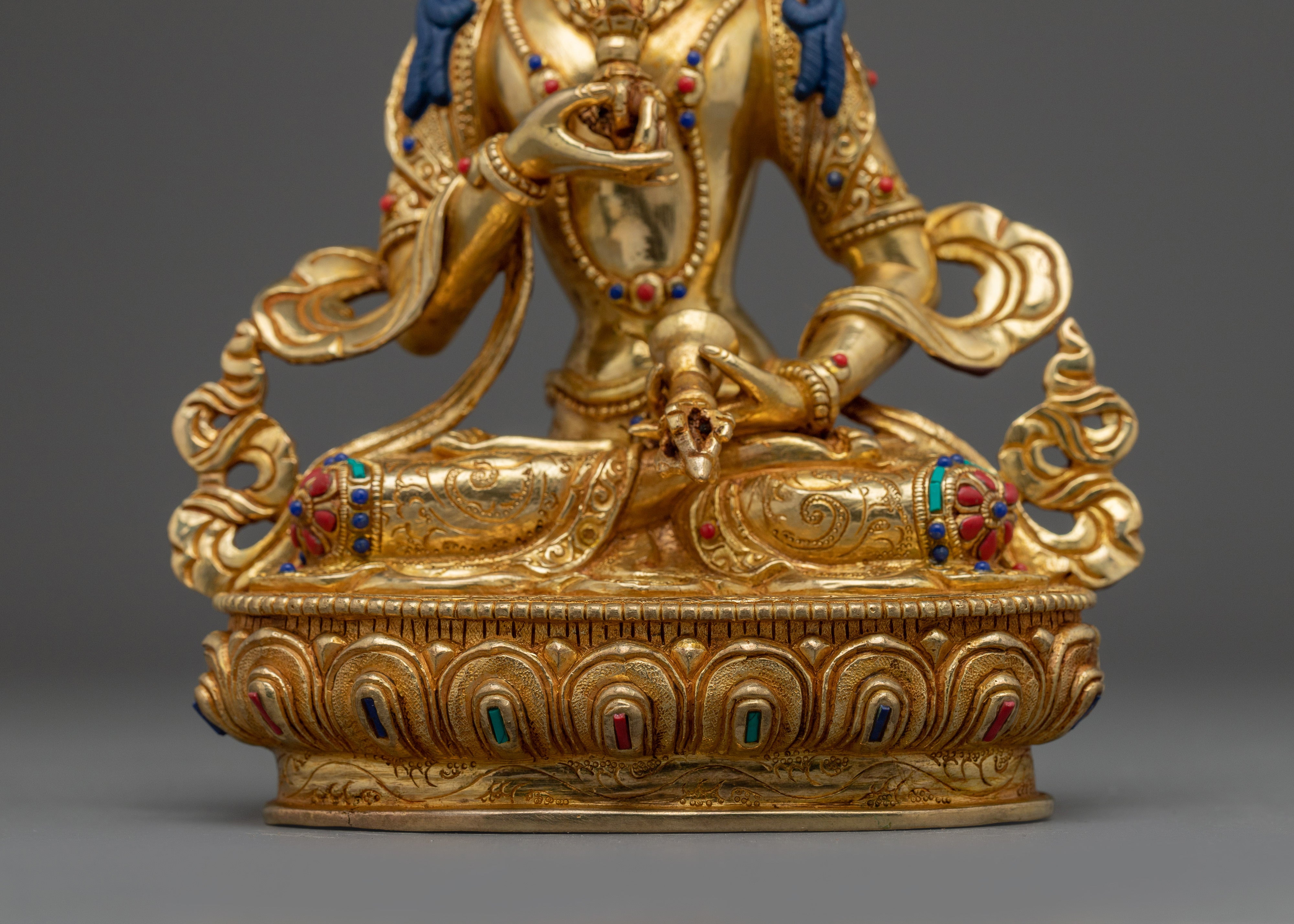 Vajrasattva Golden and Copper Statue | Symbol of Cleansing & Spiritual Enlightenment