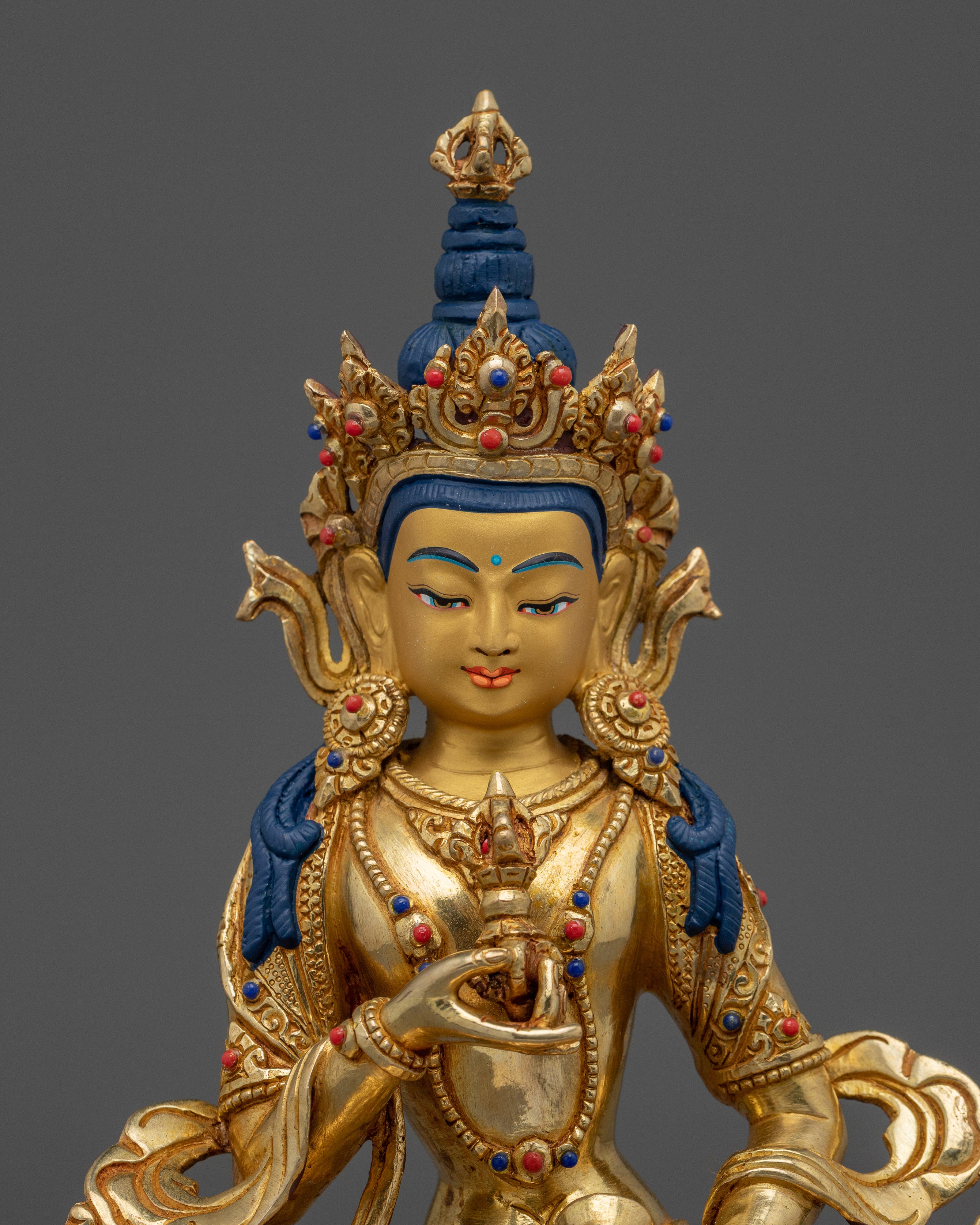 Vajrasattva Golden and Copper Statue | Symbol of Cleansing & Spiritual Enlightenment