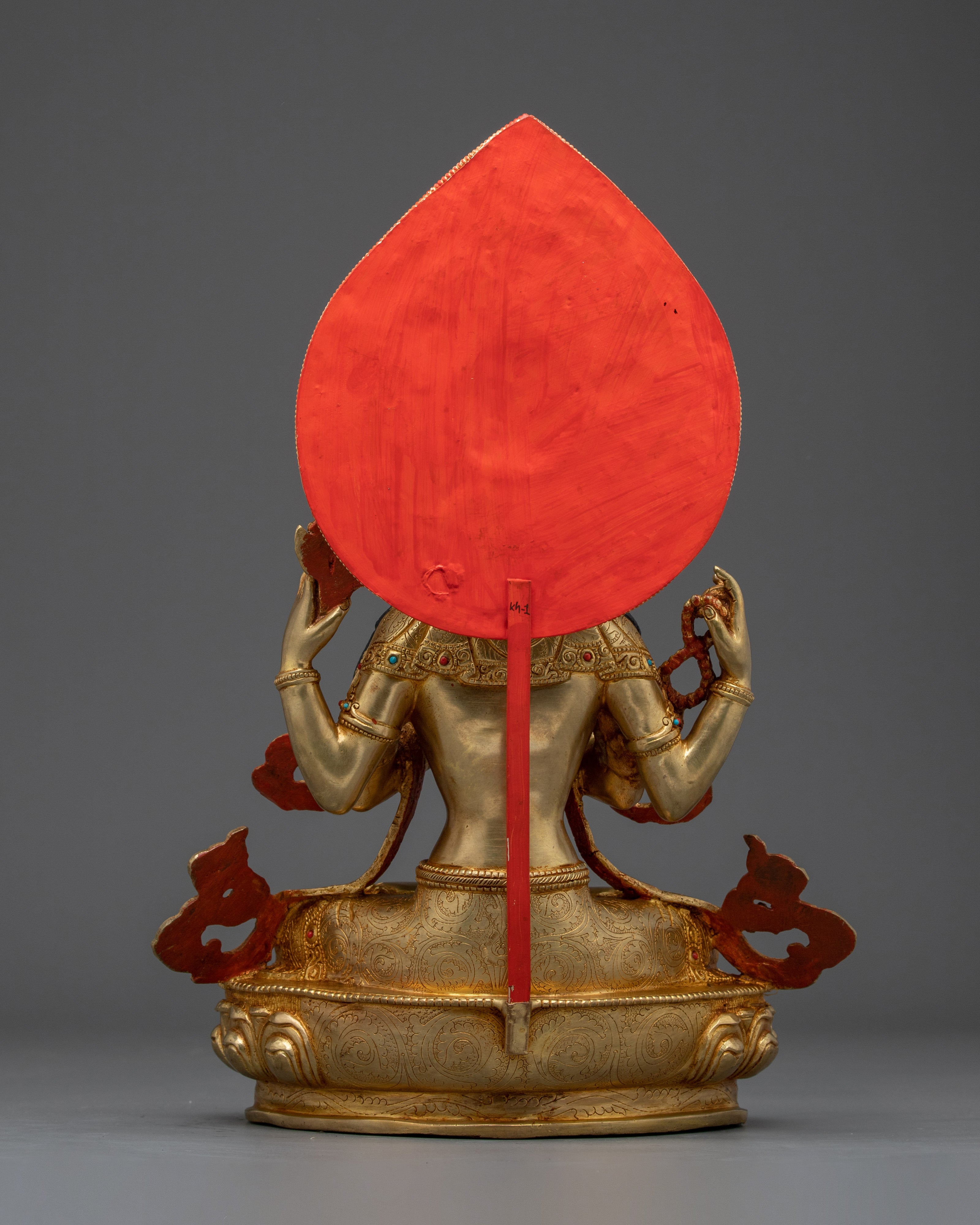 Chenrezig with Halo Artwork | Tibetan Bodhisattva of Compassion