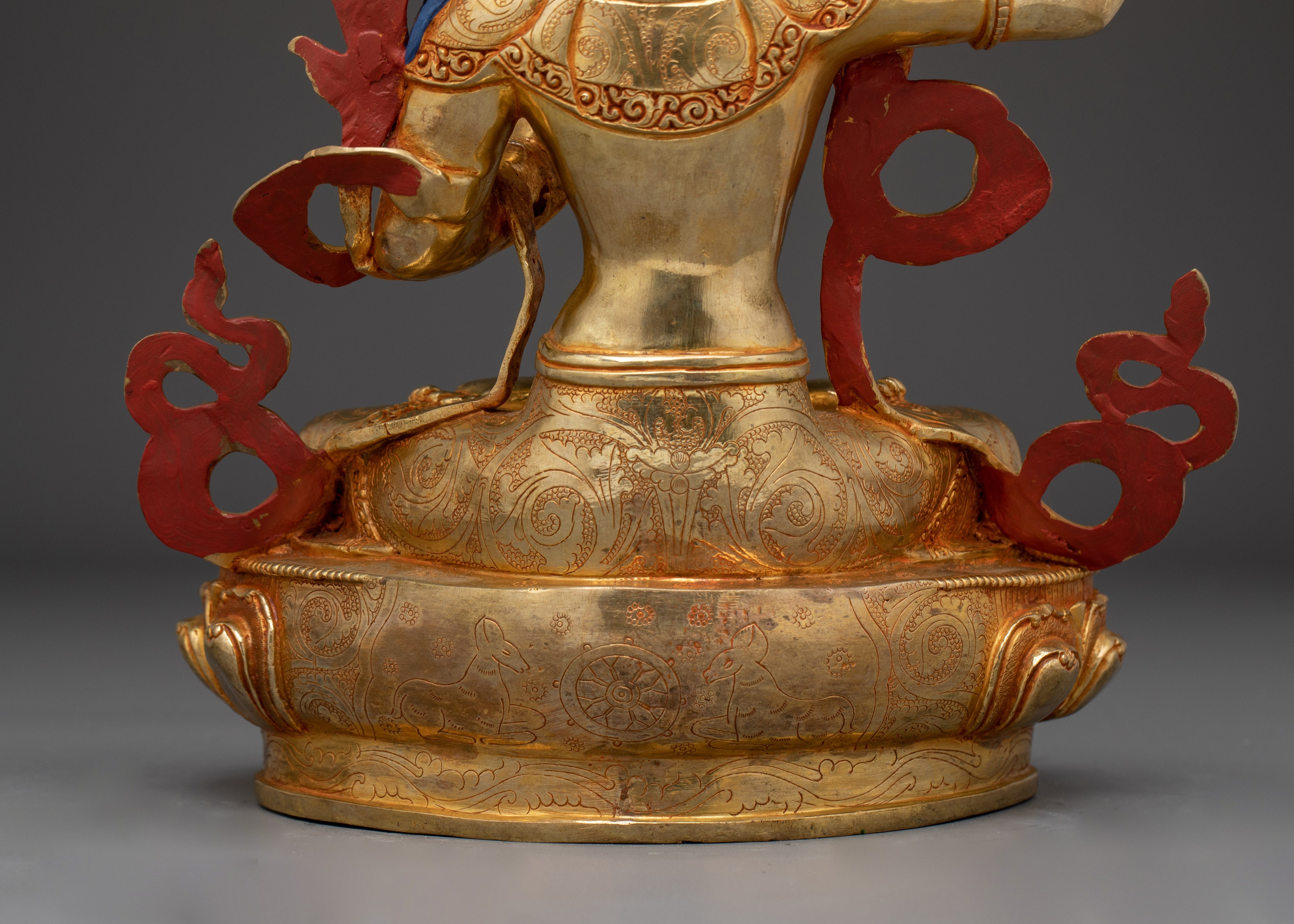 Golden Manjushri Statue: The Wisdom Bodhisattva