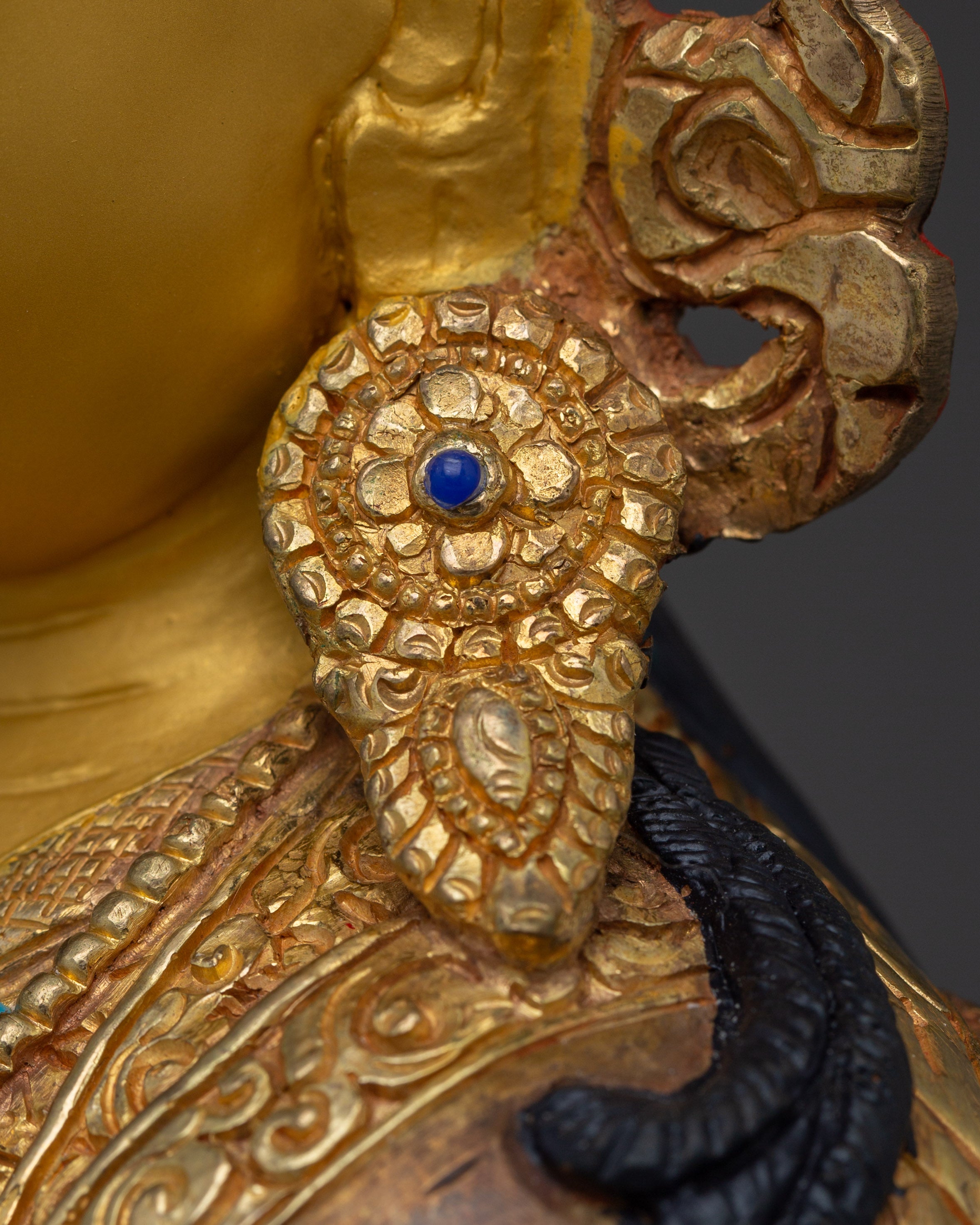 Guru Tsoyke Dorje Statue: Guru Rinpoche Peaceful Form