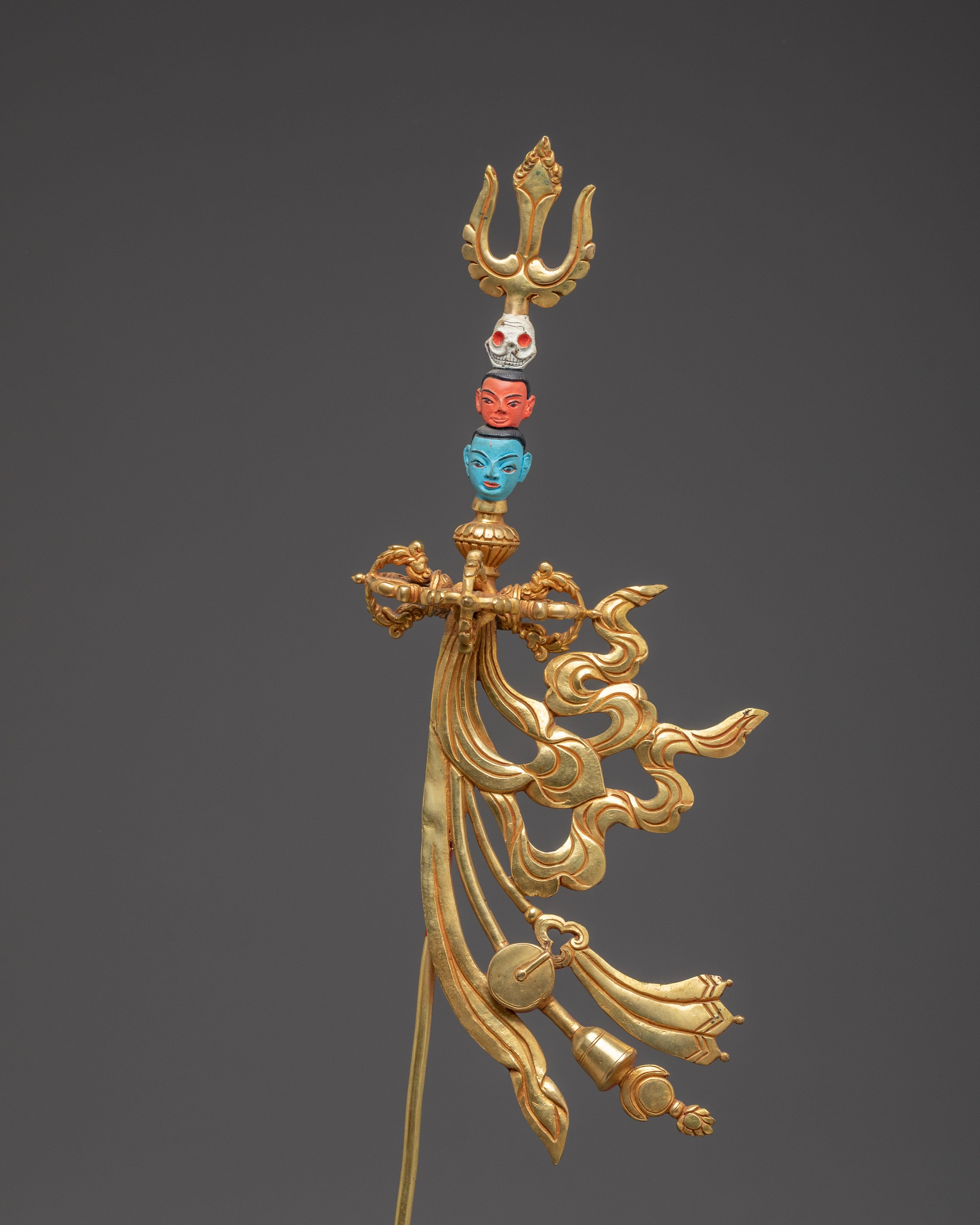 Nepalese Handmade Guru Rinpoche Artwork | Padmasambhava Figurine