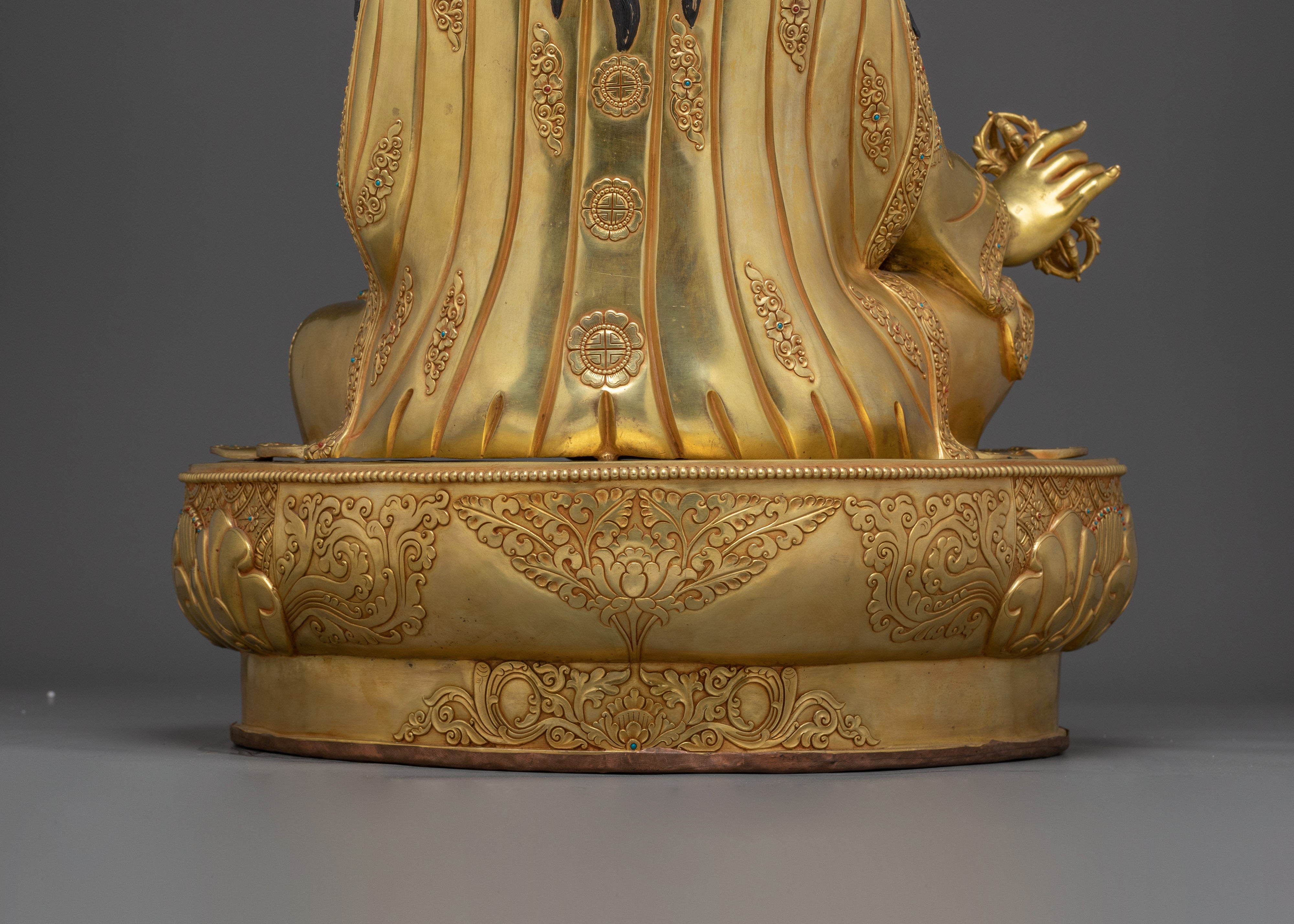 Nepalese Handmade Guru Rinpoche Artwork | Padmasambhava Figurine