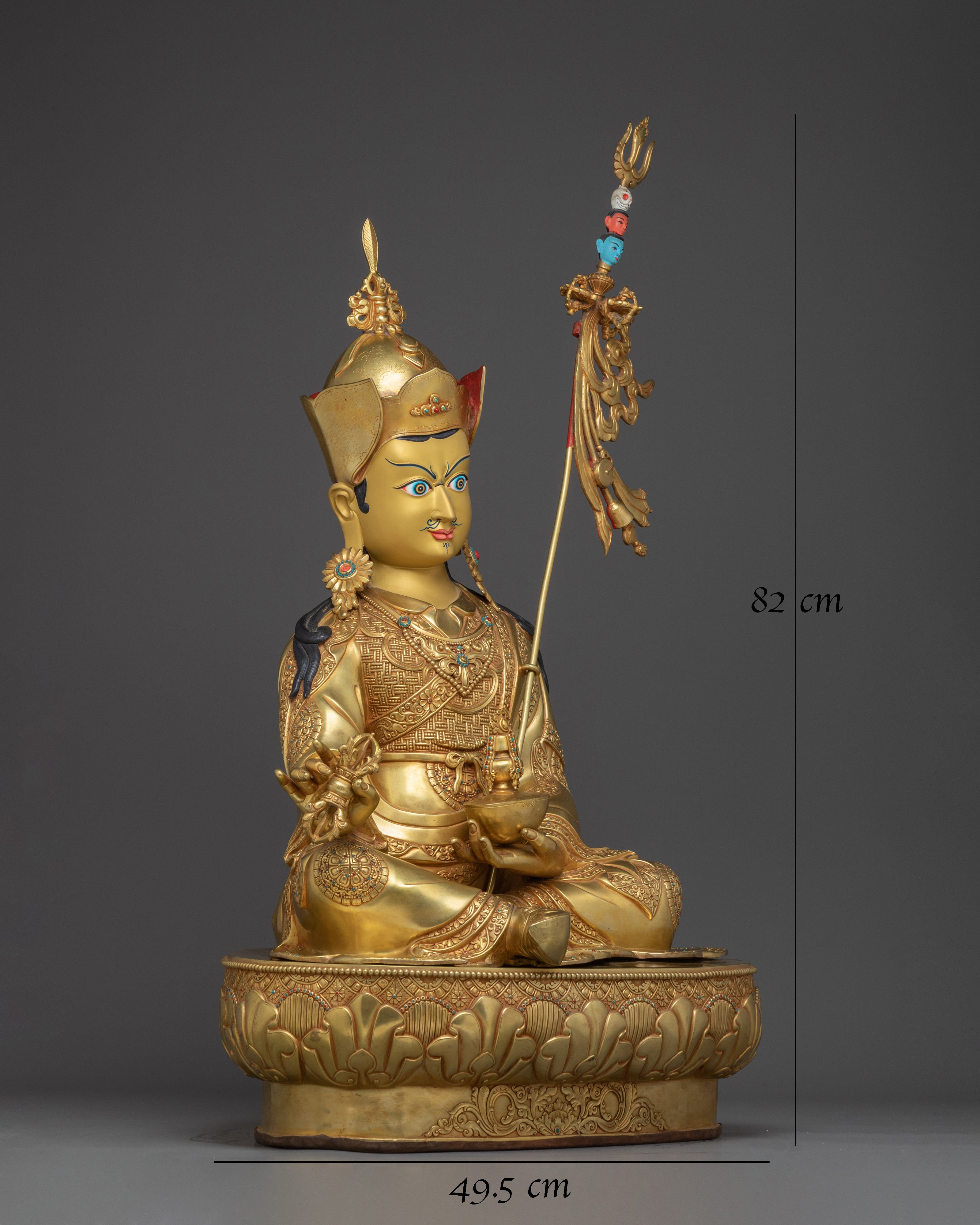 Nepalese Handmade Guru Rinpoche Artwork