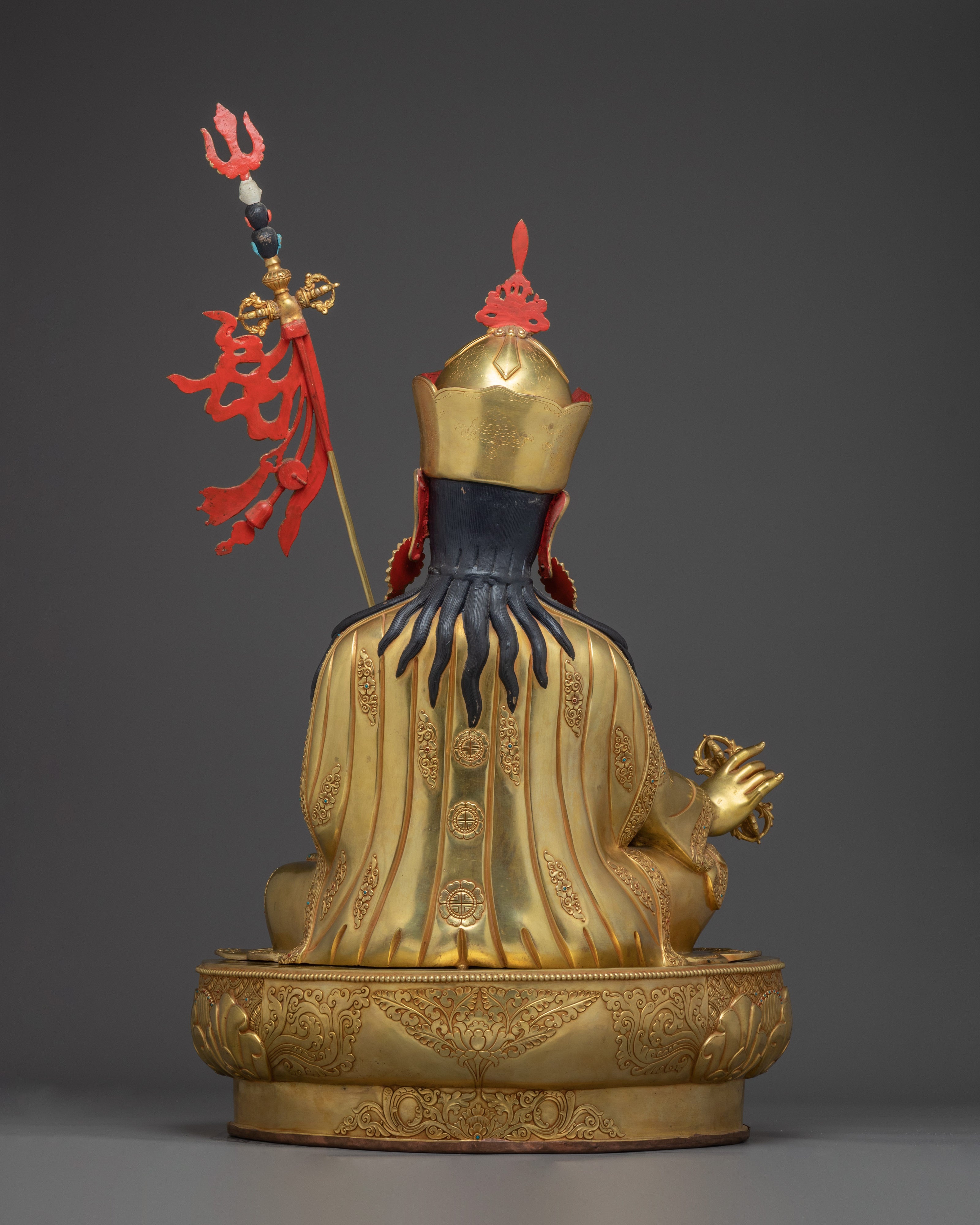 Nepalese Handmade Guru Rinpoche Artwork | Padmasambhava Figurine