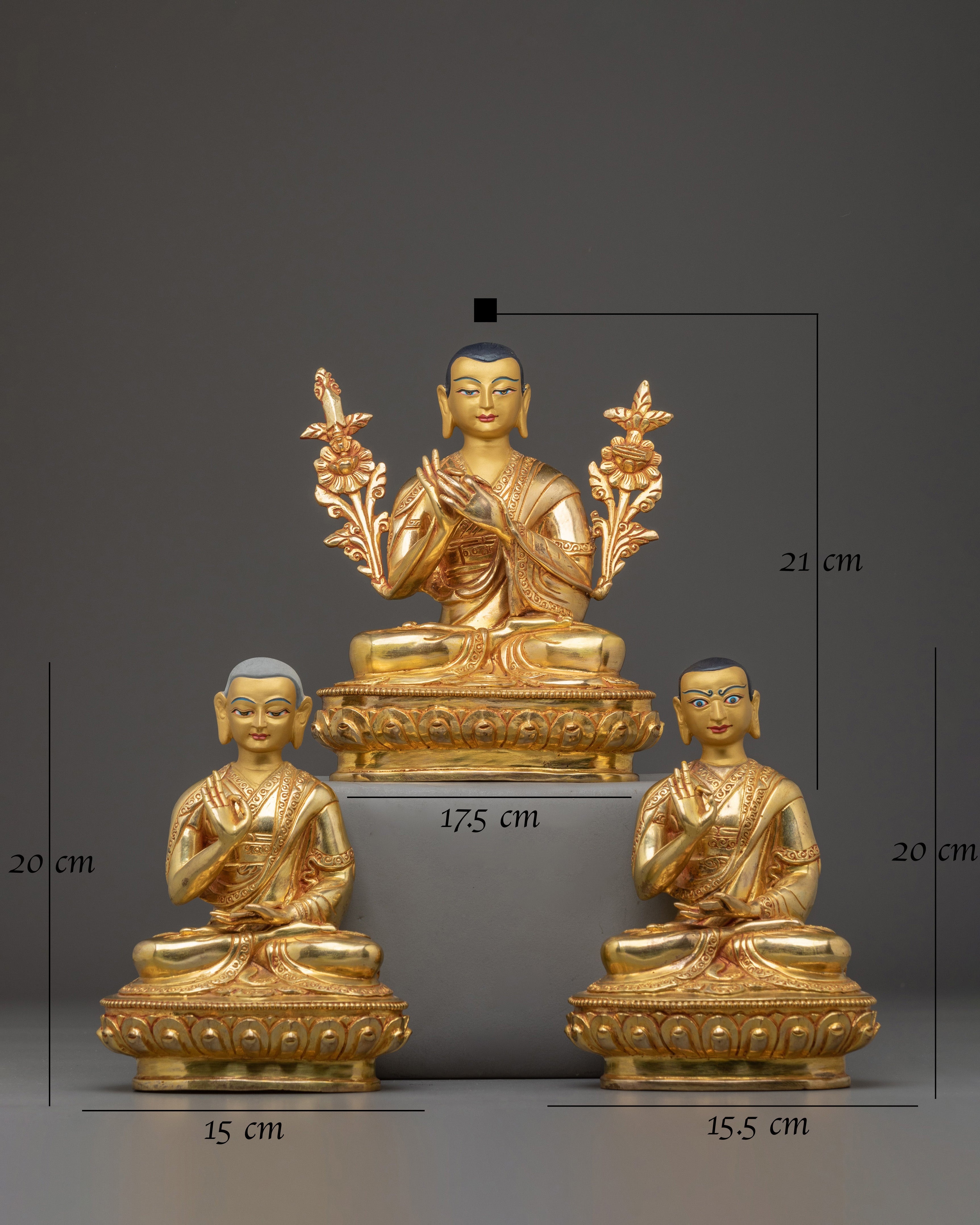 tibetan-tsongkhapa-statue-set