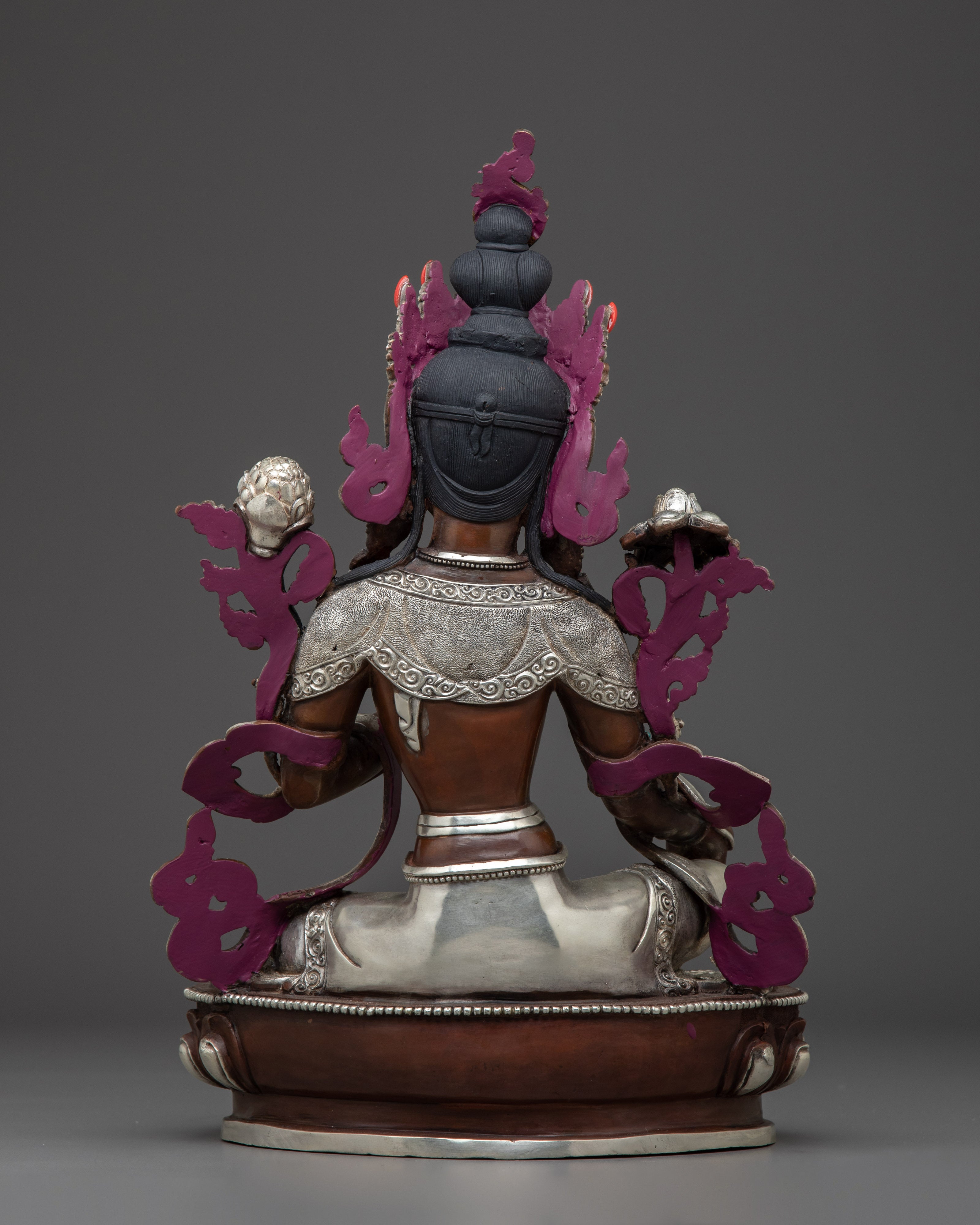 Meditation Deity Green Tara Art | Female Buddha