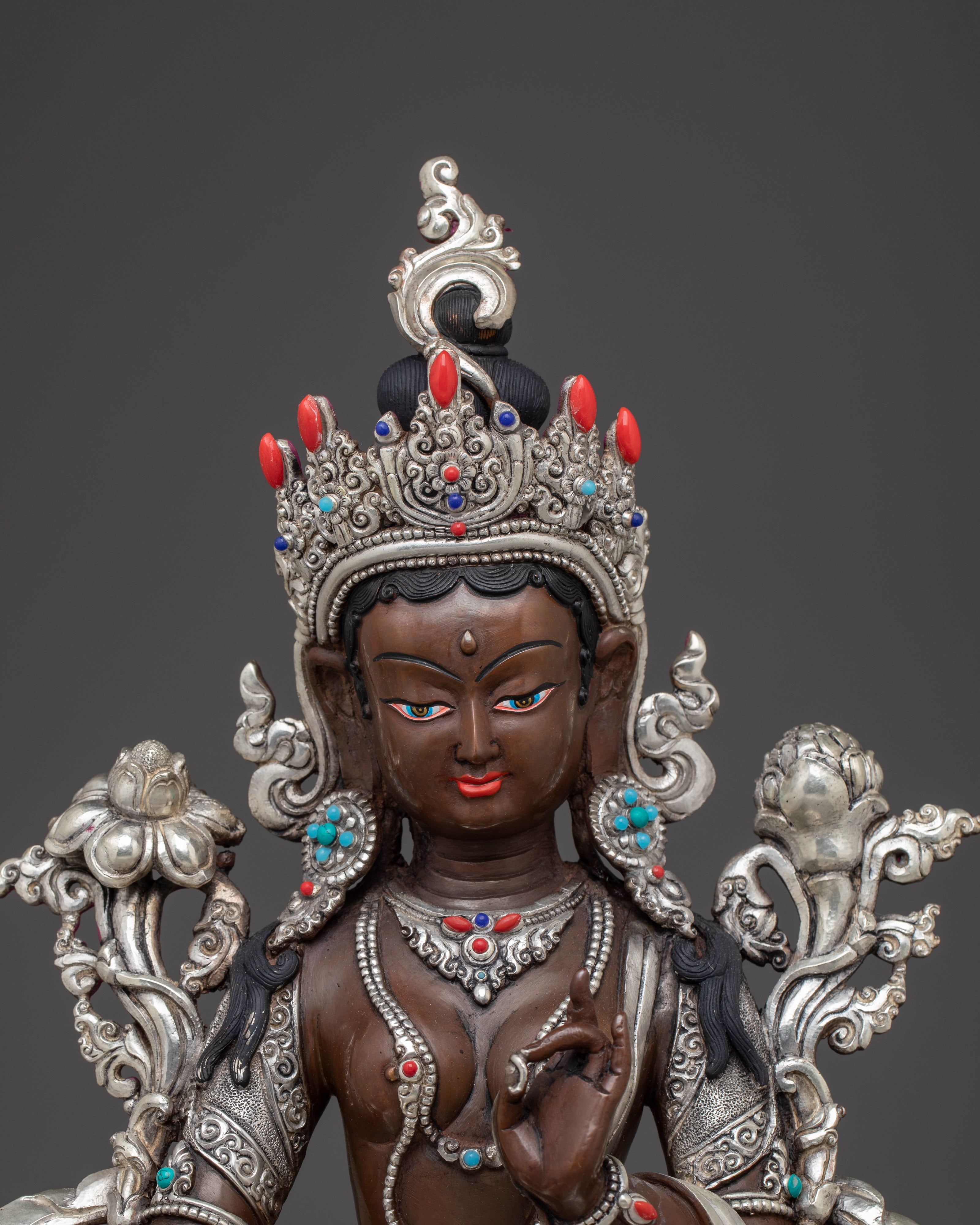 Meditation Deity Green Tara Art | Female Buddha