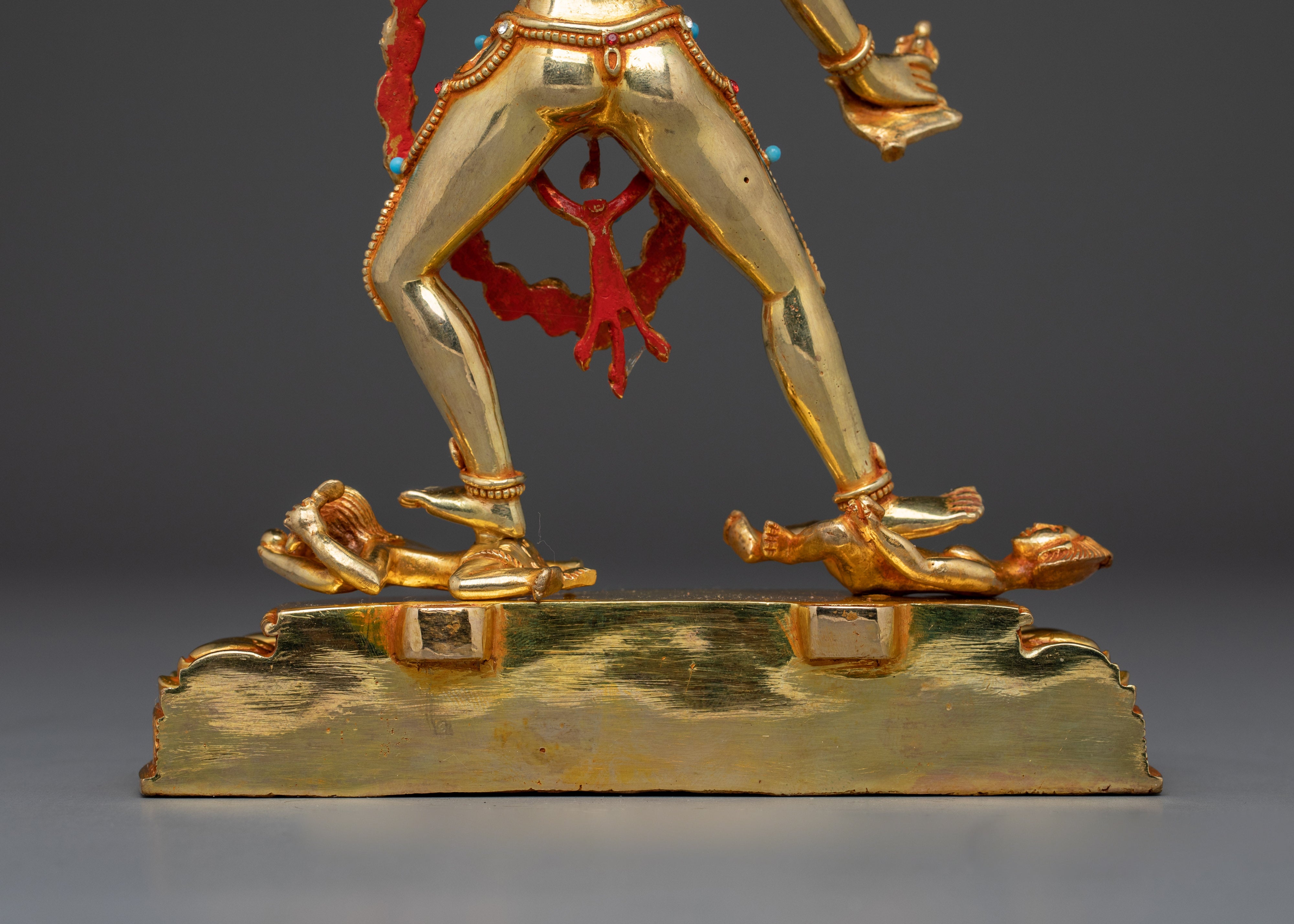 Gold Gilded Vajrayogini Figure | Handcrafted Himalayan Icon