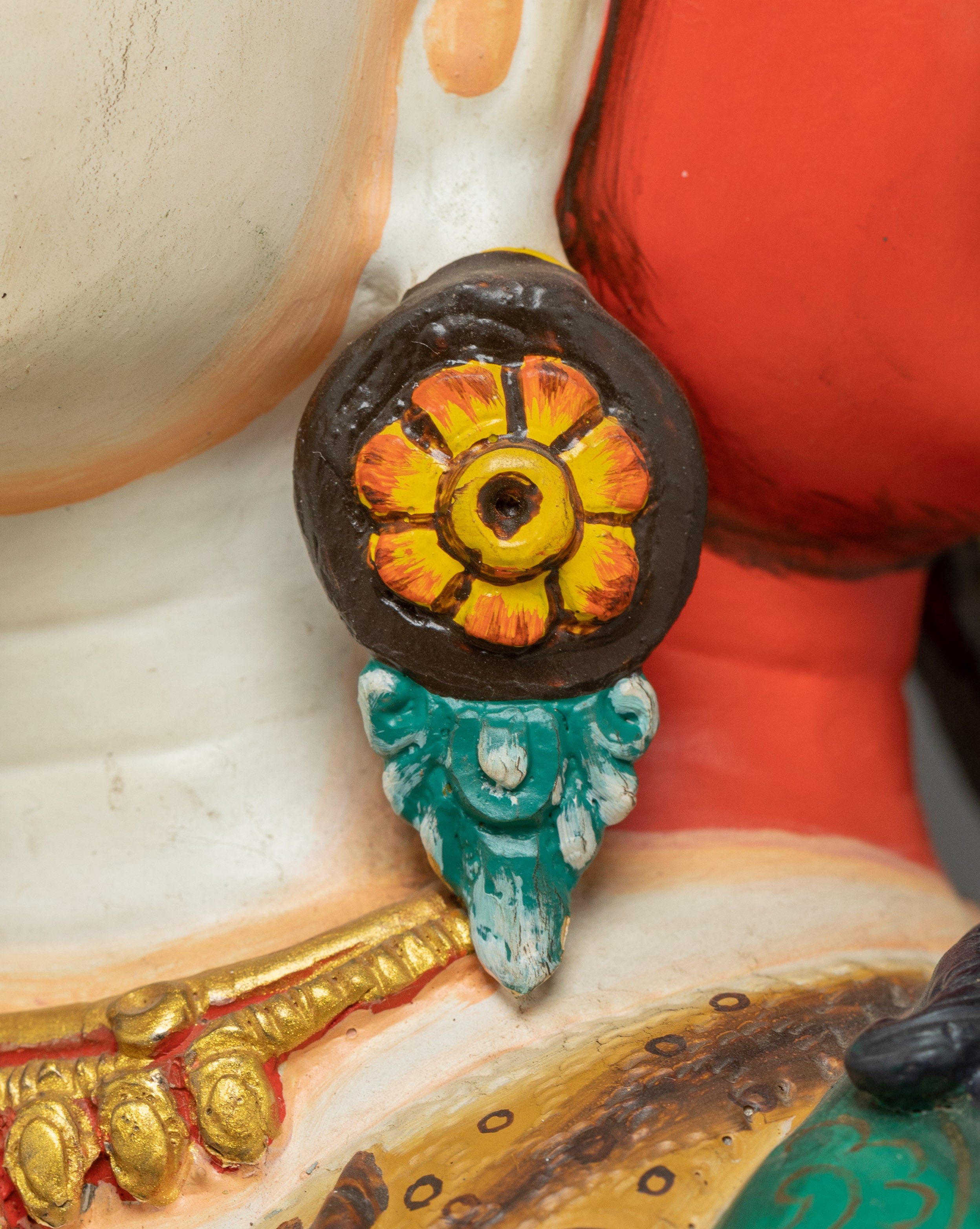 Handmade Colorful 1000 Armed Chenrezig | Tibetan Buddhist Icon