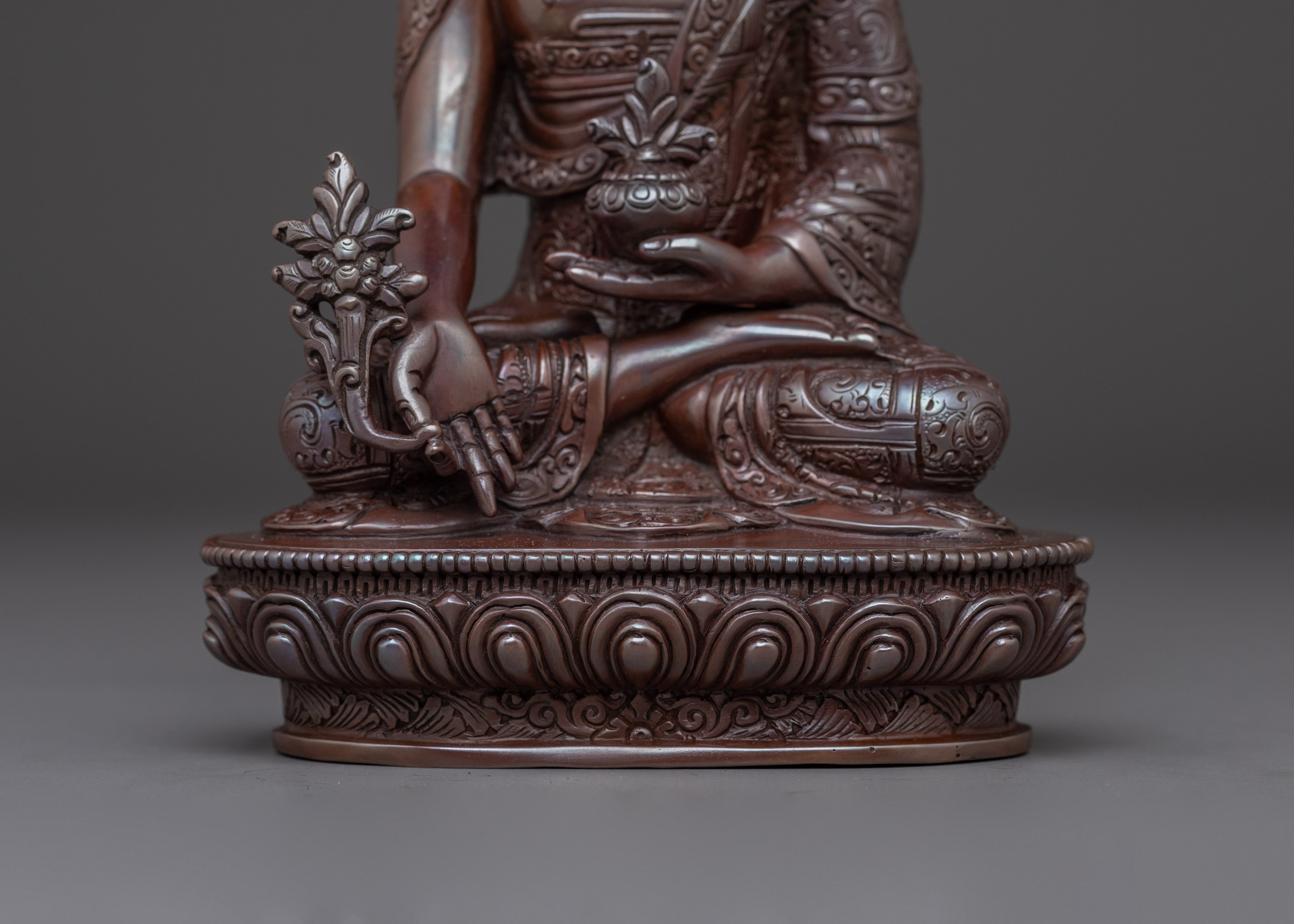 Copper Medicine Buddha Statue: The Supreme Healer