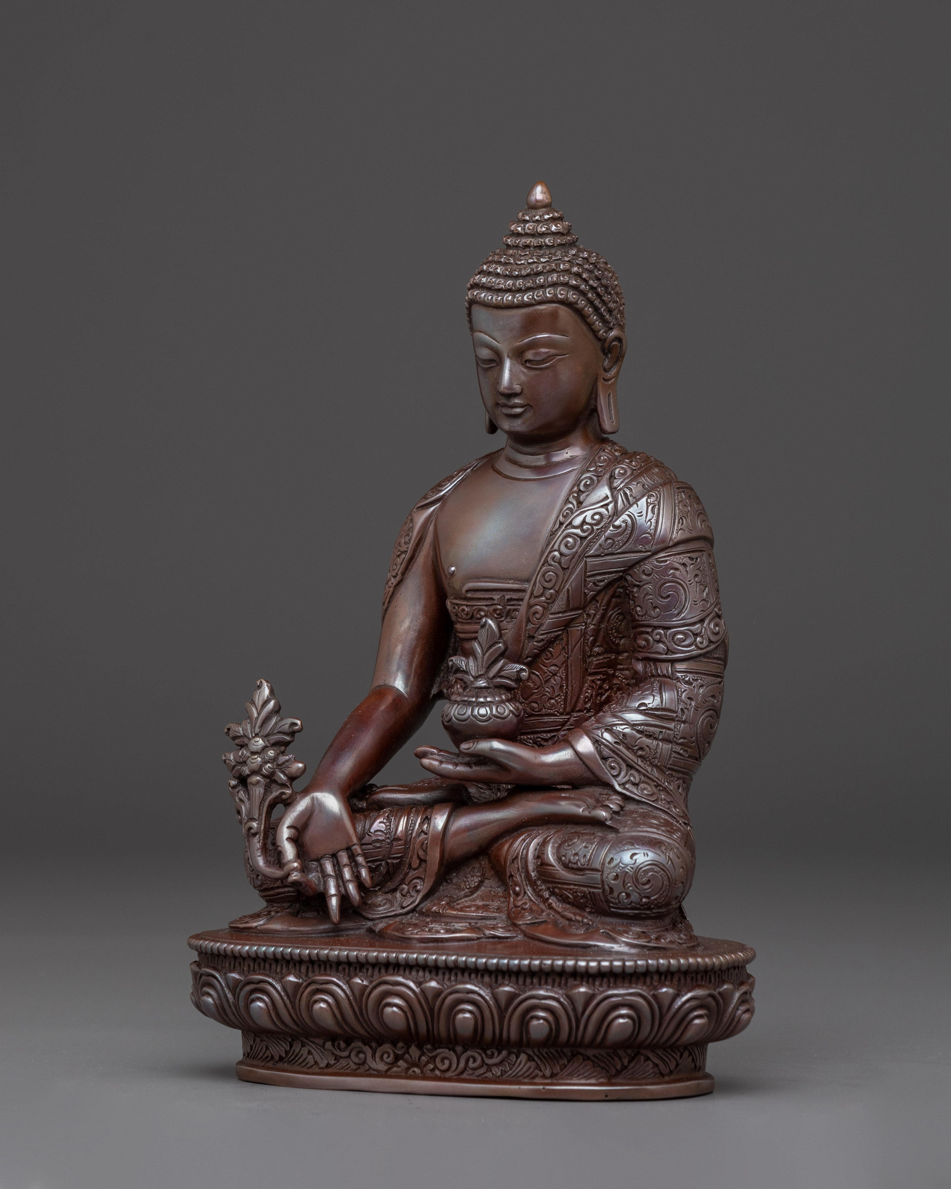 Copper Medicine Buddha Statue: The Supreme Healer