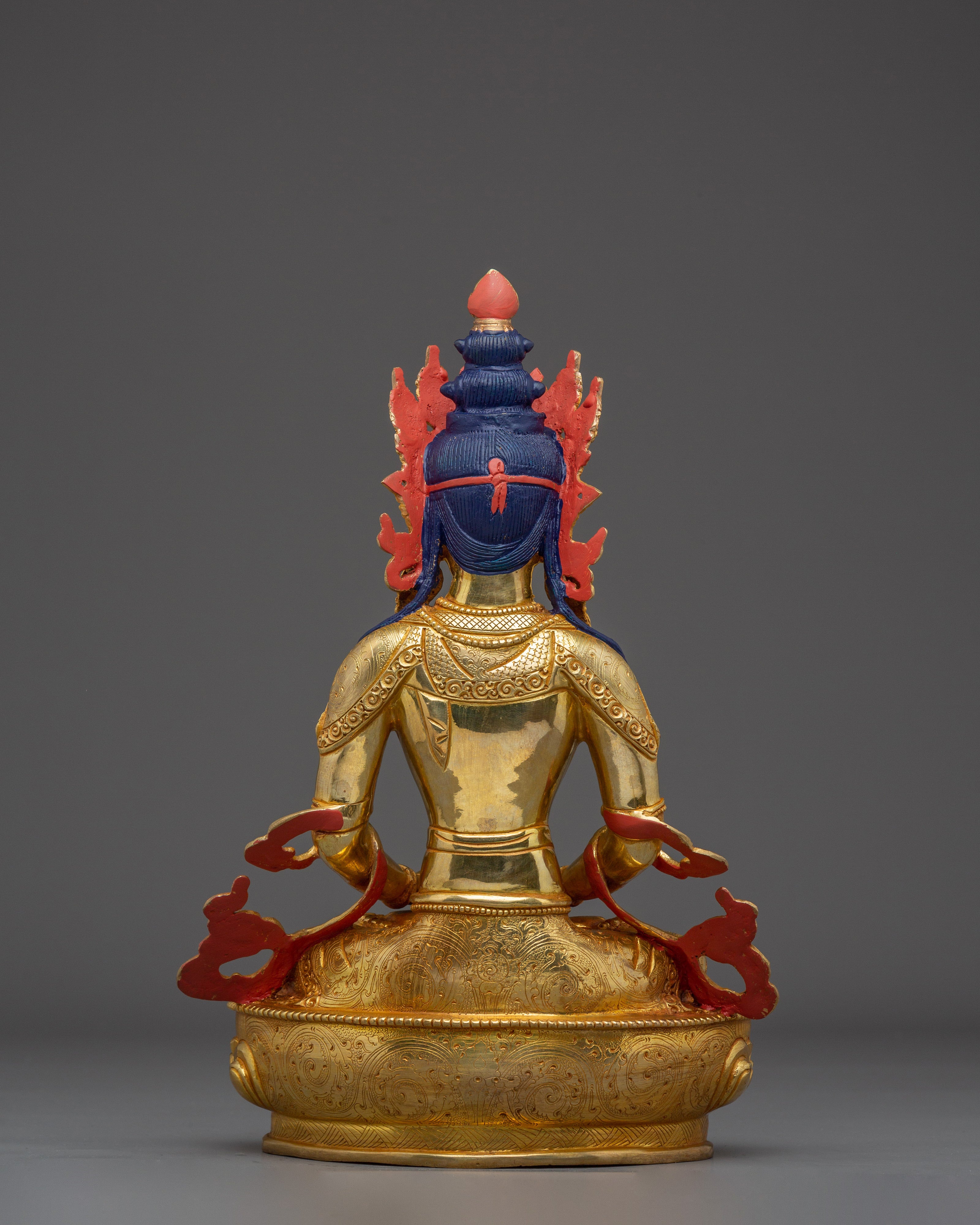 Amitayus, Guardian of Life and Compassion | Nepali Handmade Statue