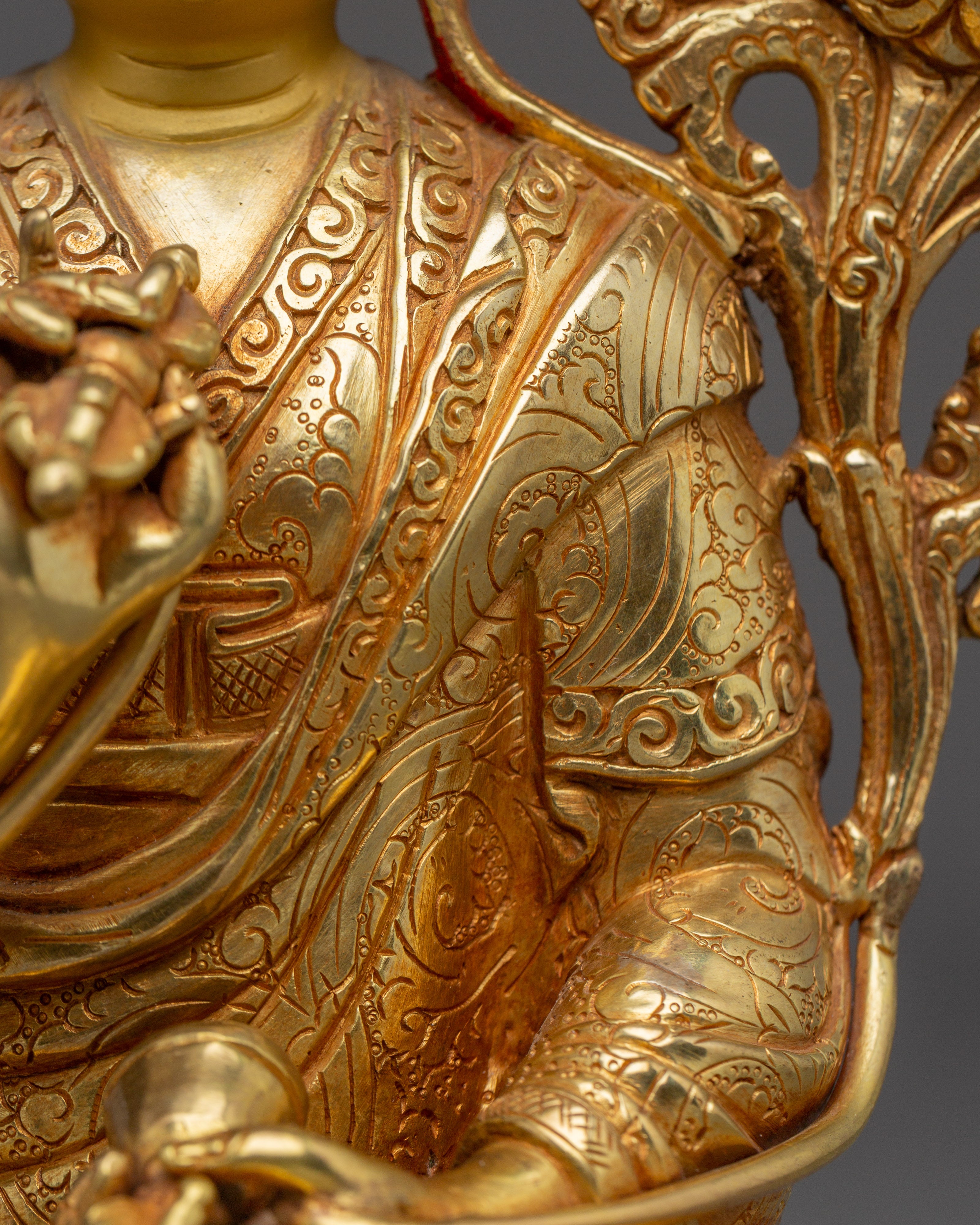 Tibetan Master Longchenpa | Nepali Handcrafted Buddhist Figure