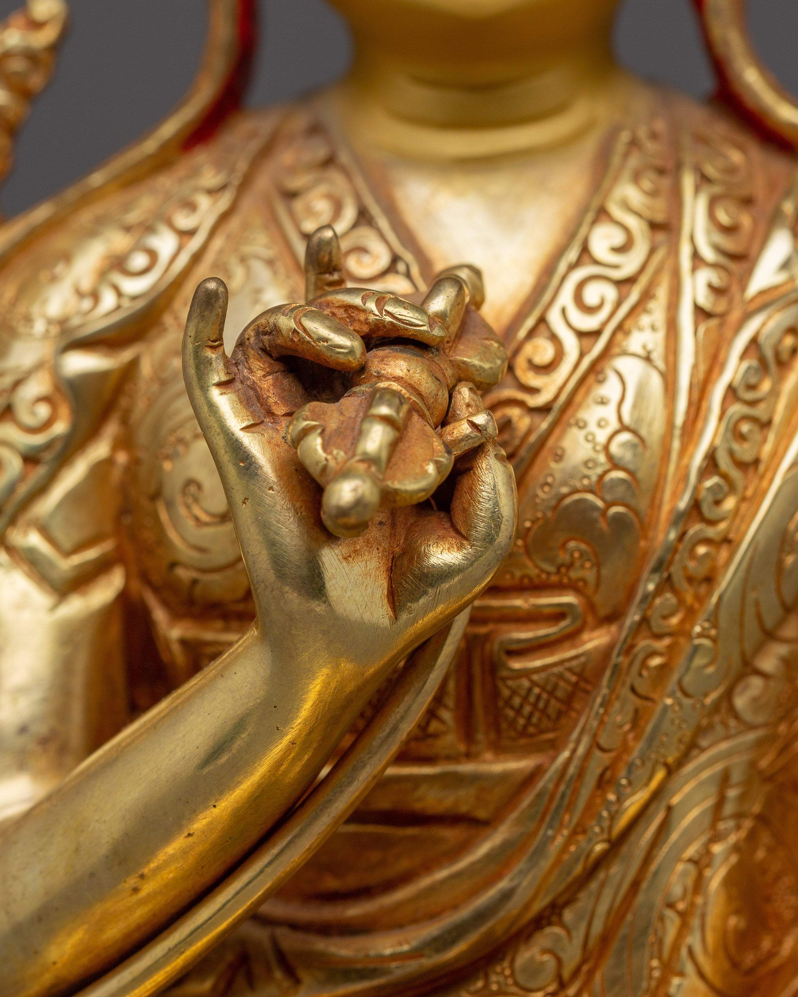 Tibetan Master Longchenpa | Nepali Handcrafted Buddhist Figure