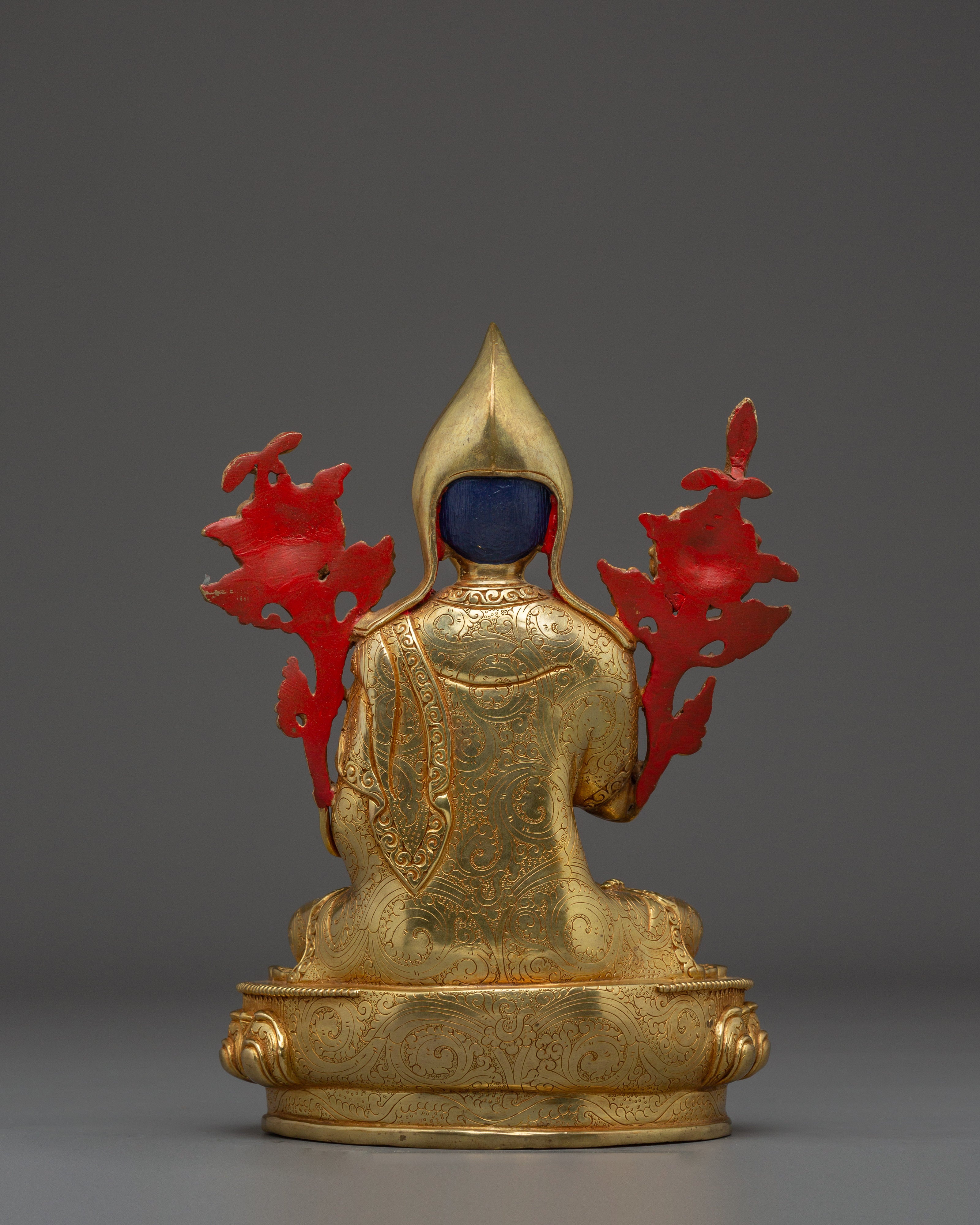 Tibetan Master Longchenpa | Nepali Handcrafted Buddhist Figure