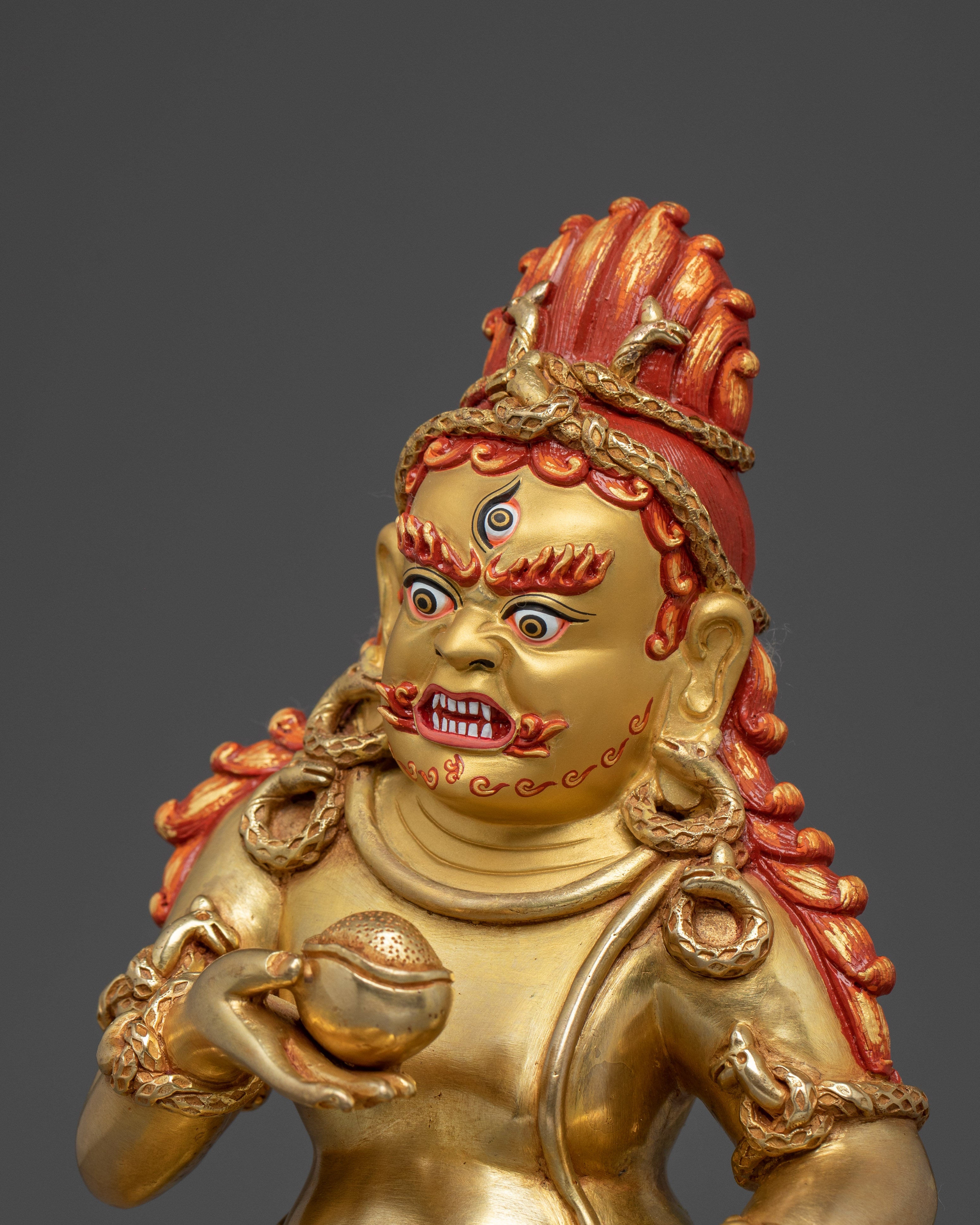 Black Dzambhala, Wrathful Guardian of Wealth | Ritual Protector