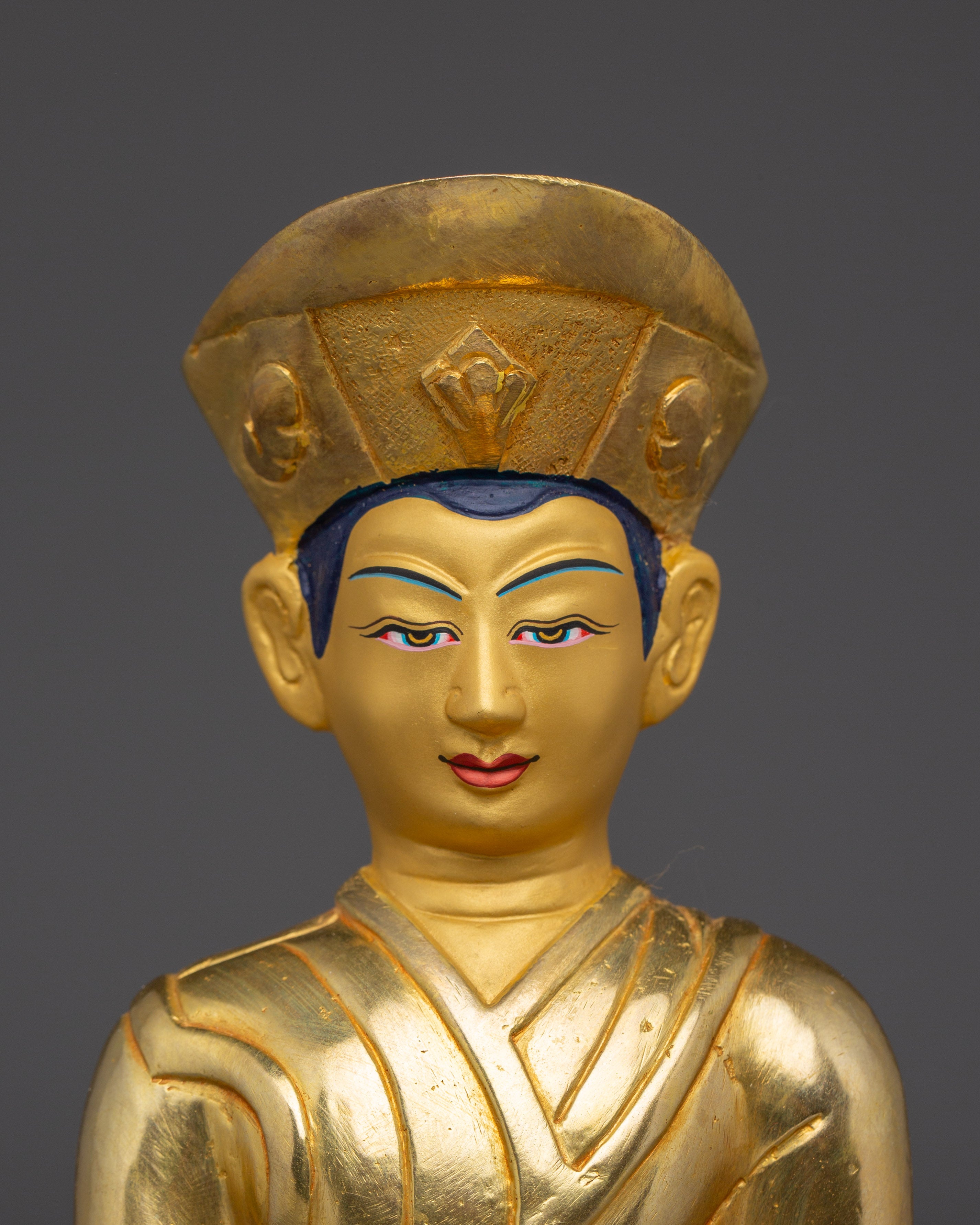 Jigten Sumgon, Kagyu Lineage Master | Nepali Handmade Himalayan Statue