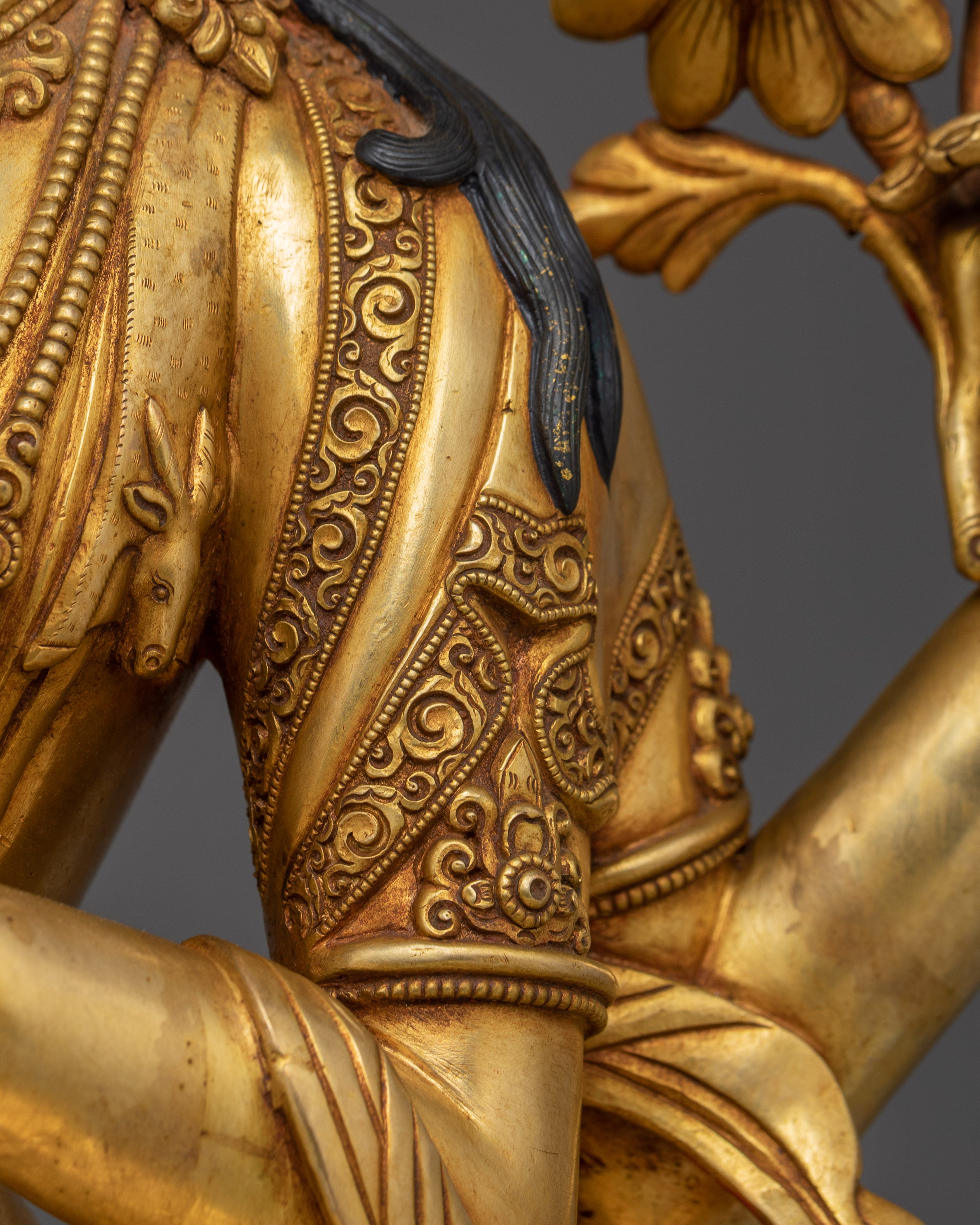 Chenrezig Buddhist Deity for Spiritual Altars | Buddhist Altar Deity Sculpture