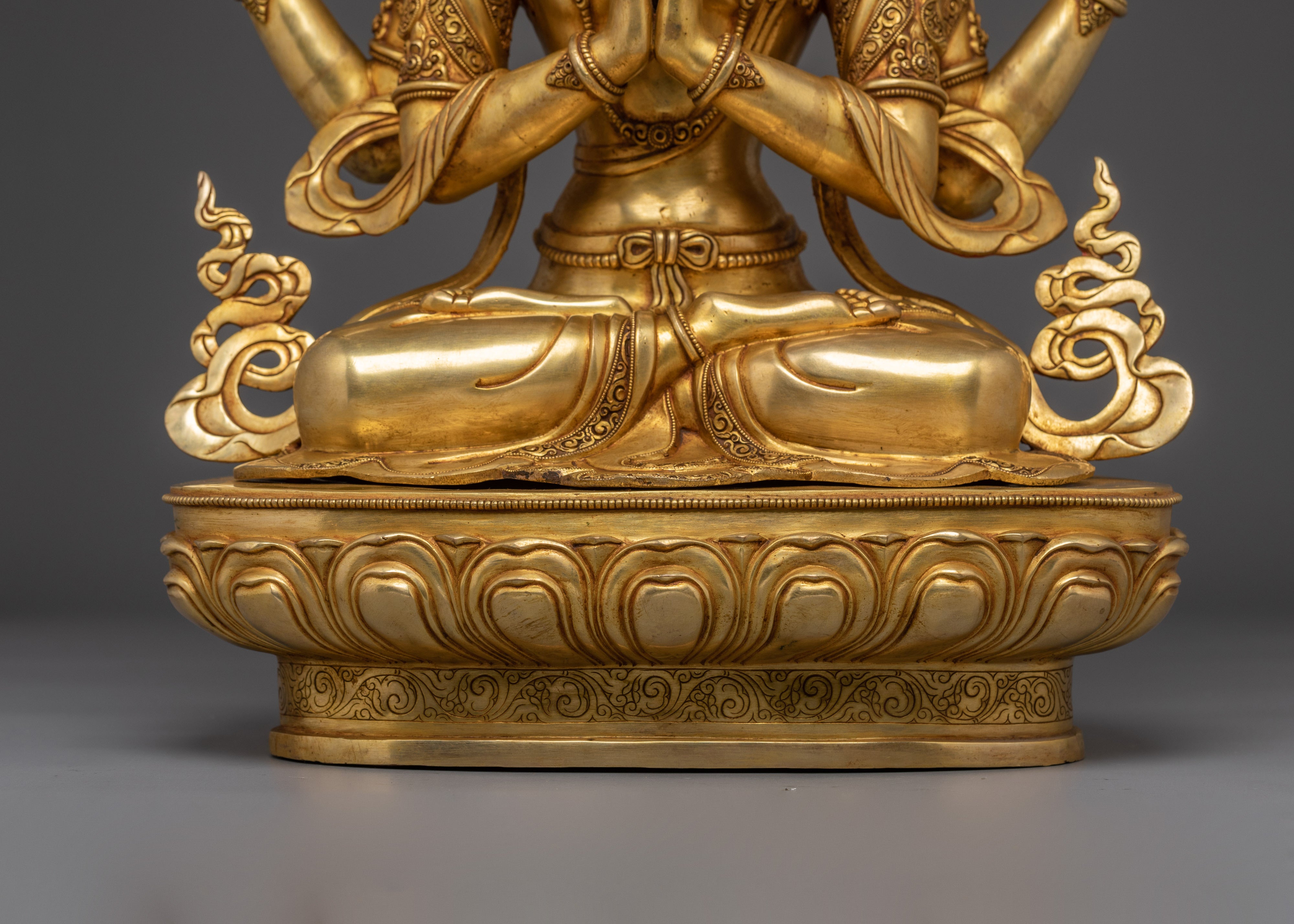 Chenrezig Buddhist Deity for Spiritual Altars | Buddhist Altar Deity Sculpture
