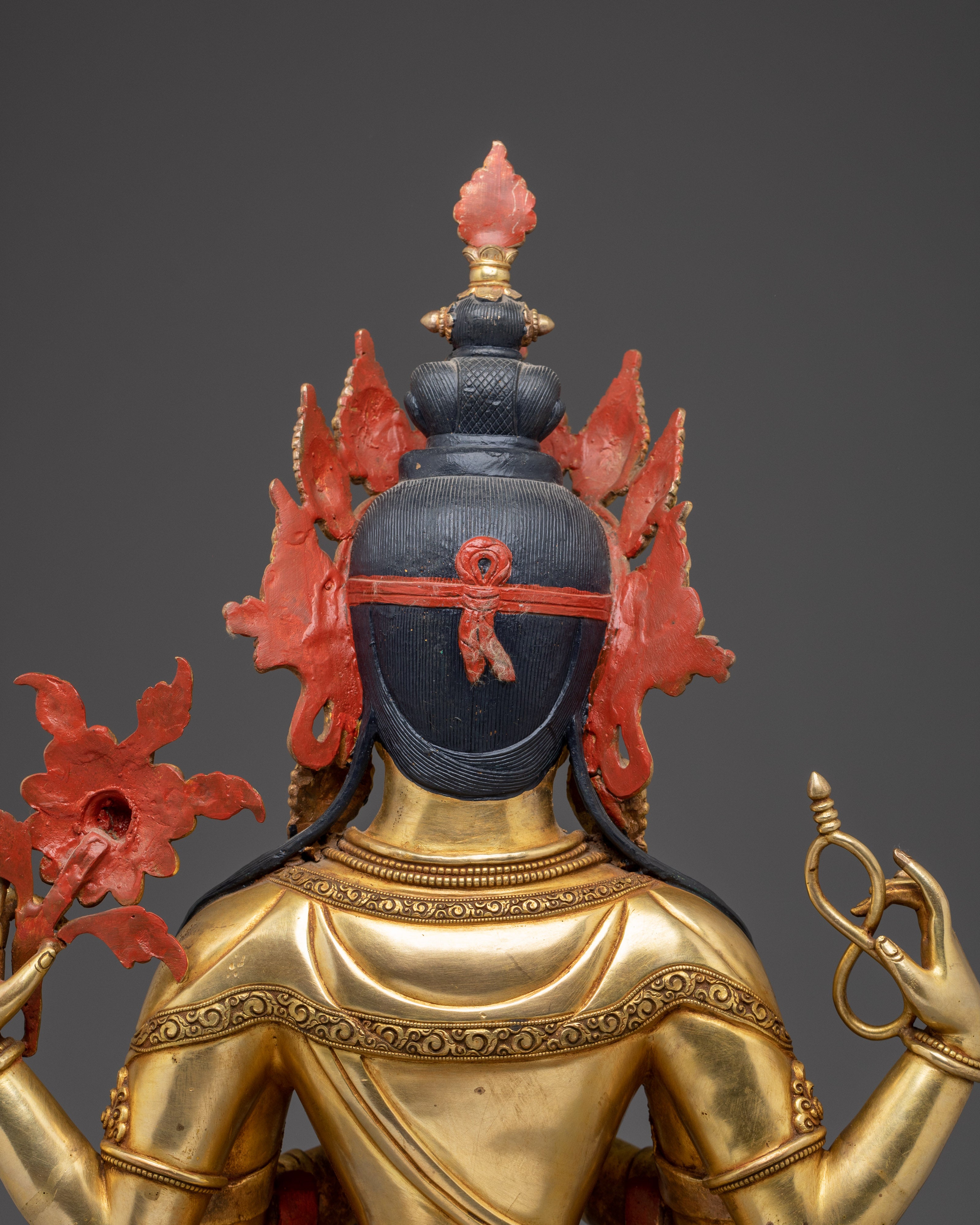 Chenrezig Buddhist Deity for Spiritual Altars | Buddhist Altar Deity Sculpture