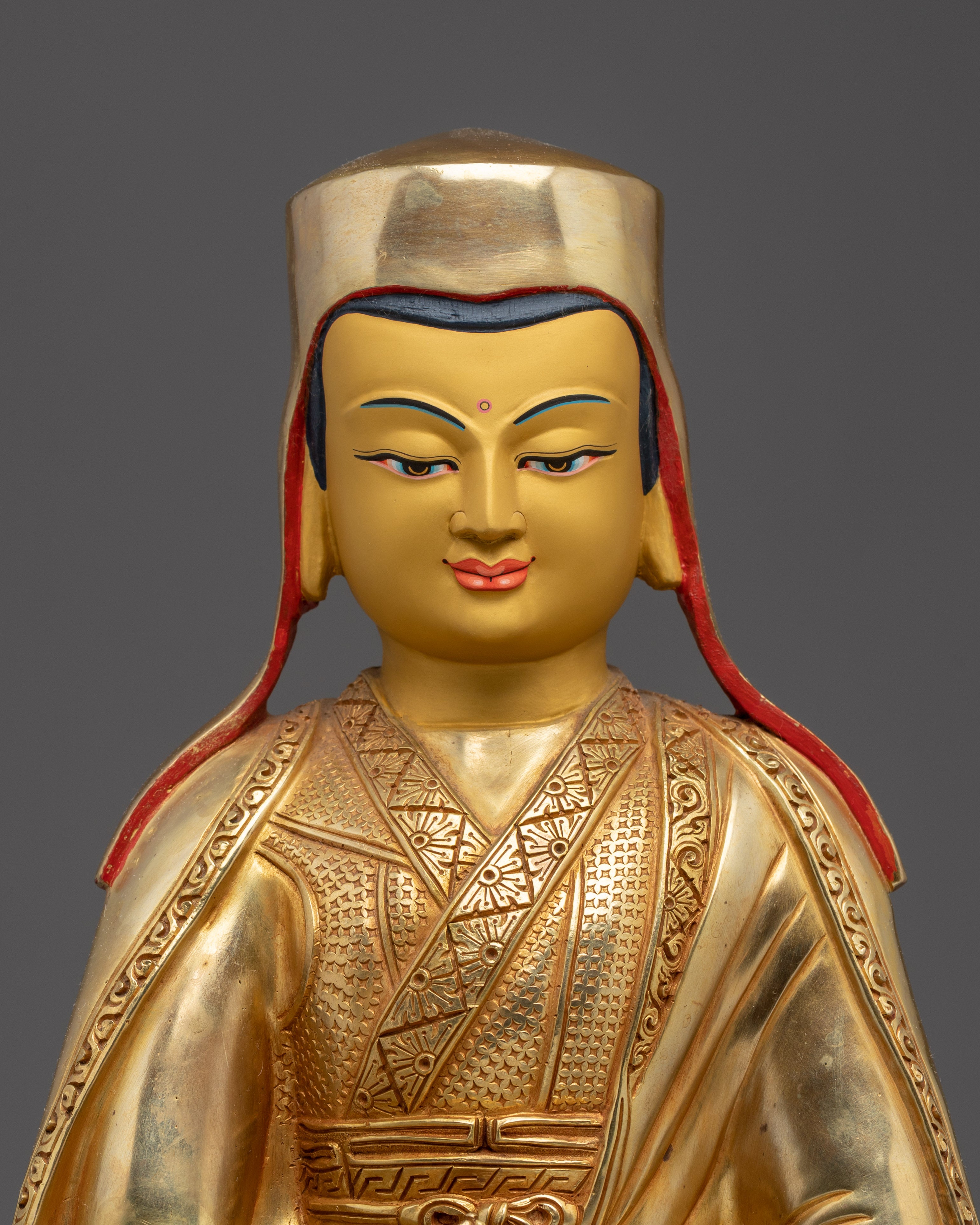 Shakya Master Set, Enlightened Masters | Gold Gilded Vajrayana Icons