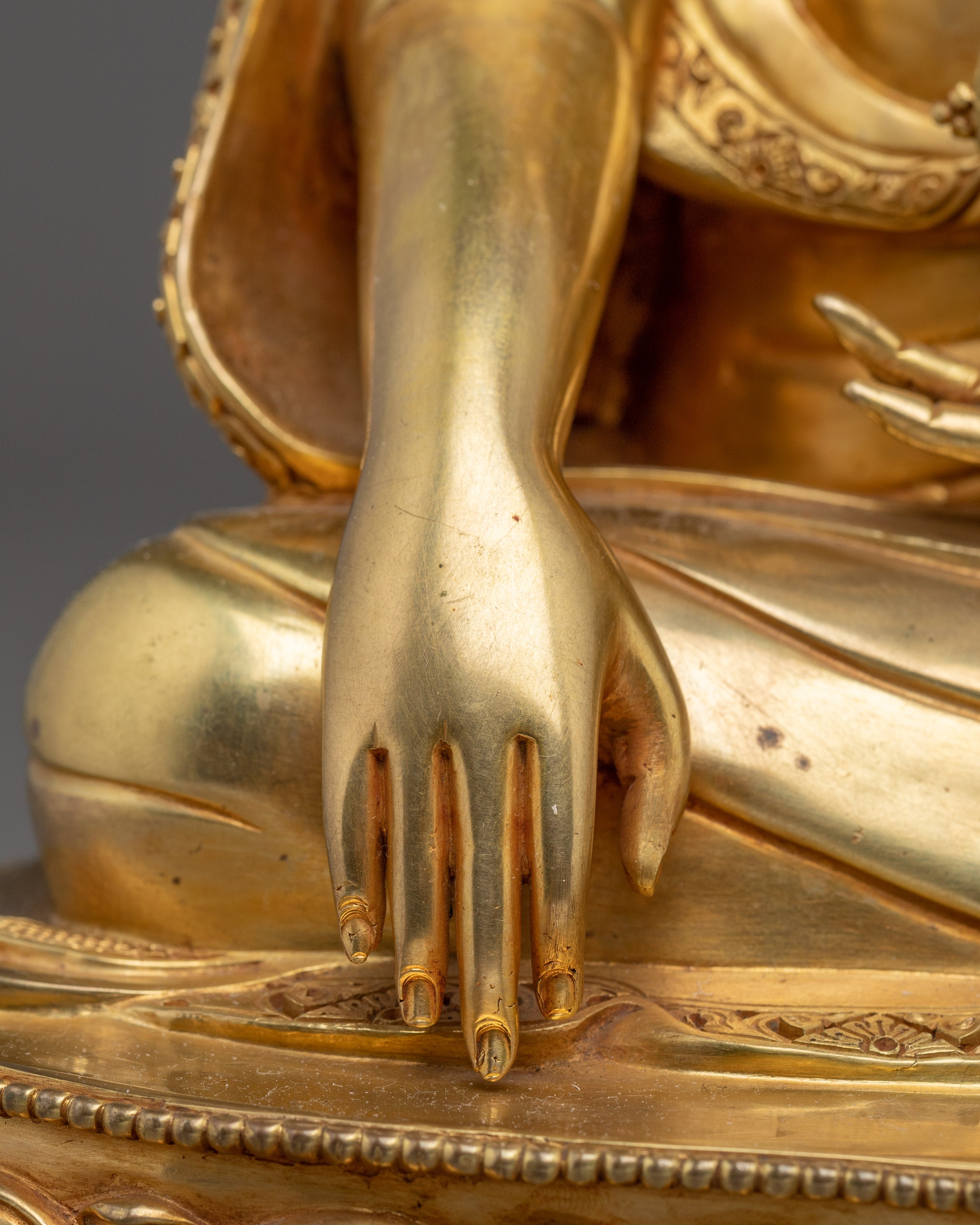 Shakya Master Set, Enlightened Masters | Gold Gilded Vajrayana Icons