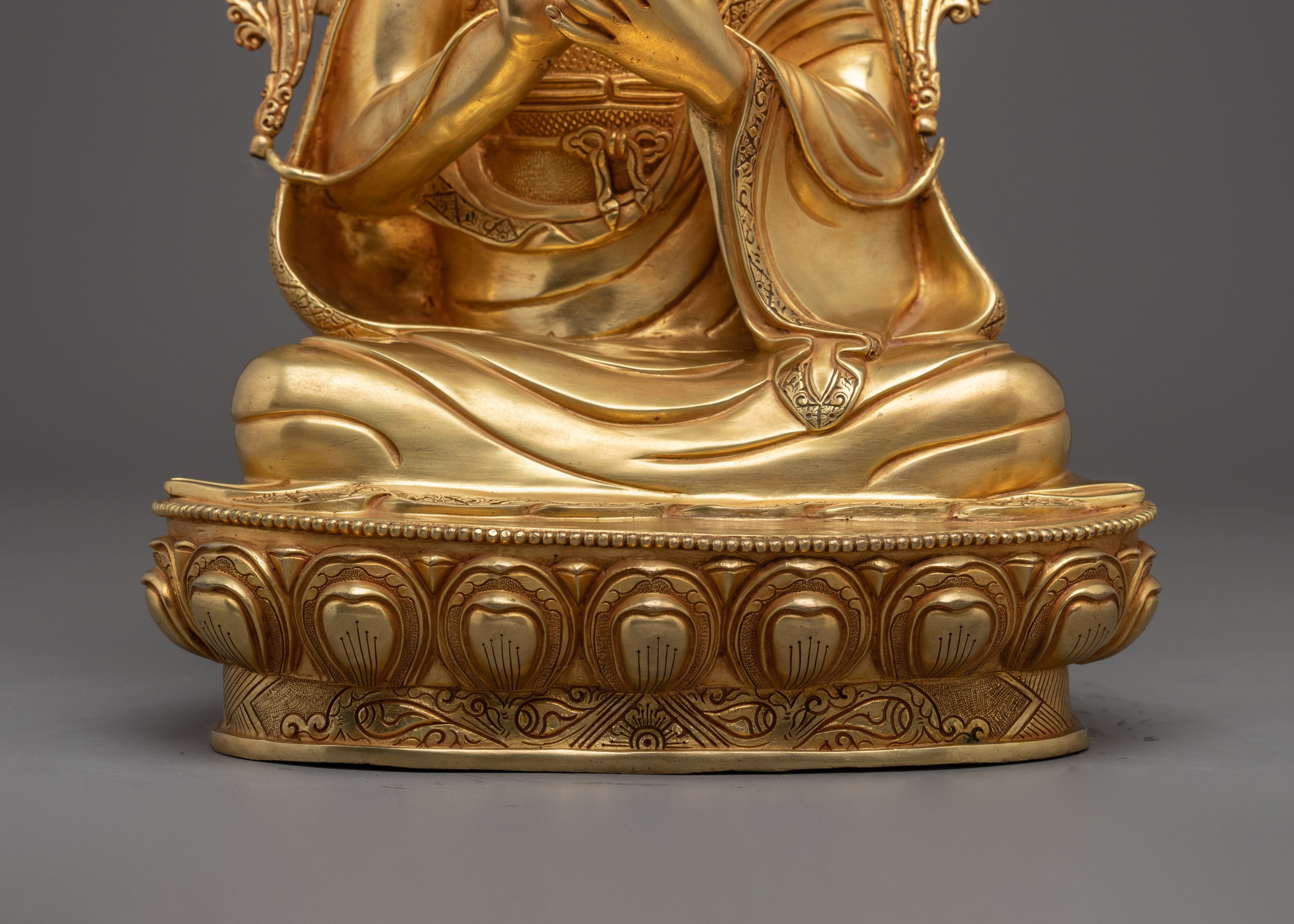 Shakya Master Set, Enlightened Masters | Gold Gilded Vajrayana Icons