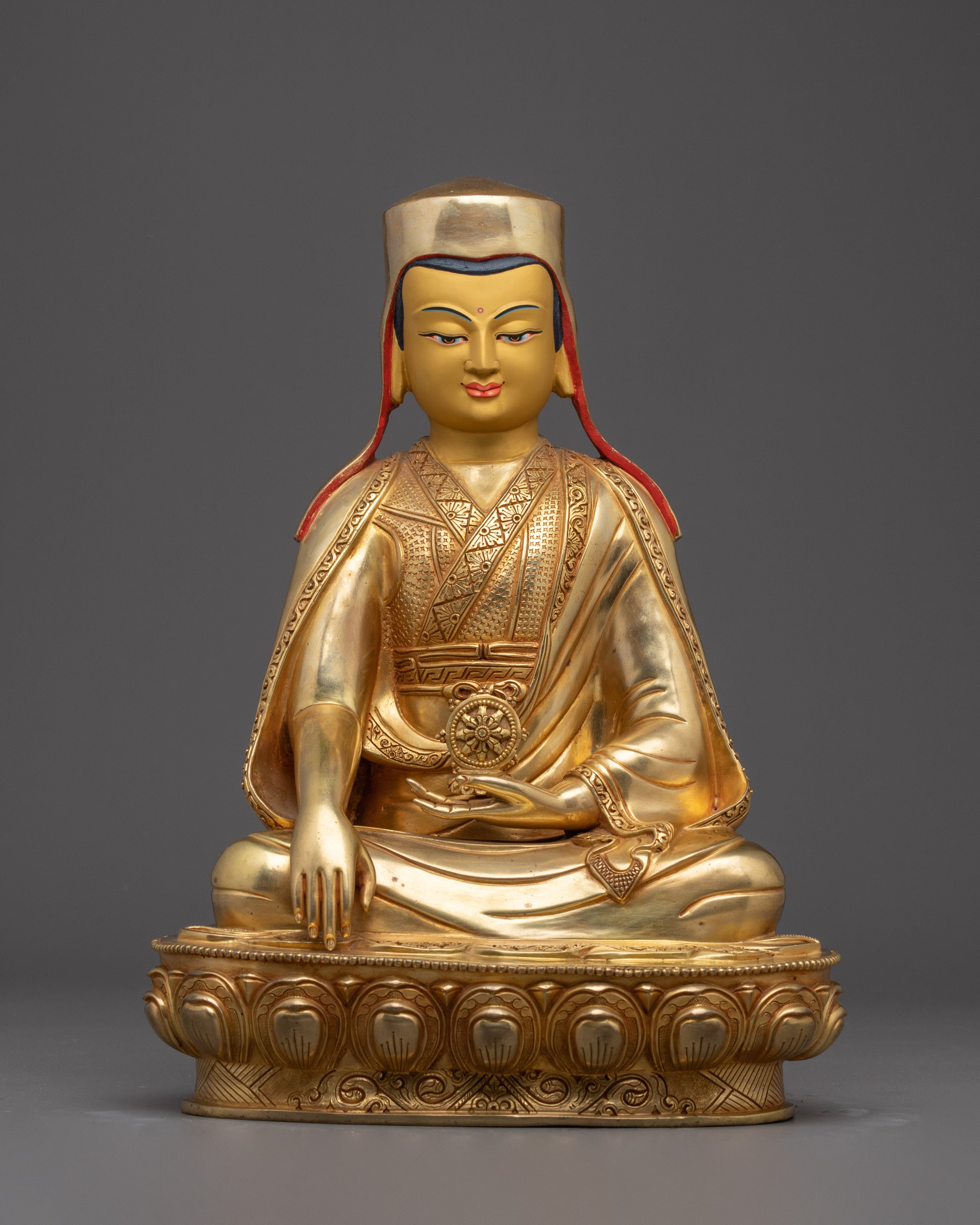 Shakya Master Set, Enlightened Masters | Gold Gilded Vajrayana Icons