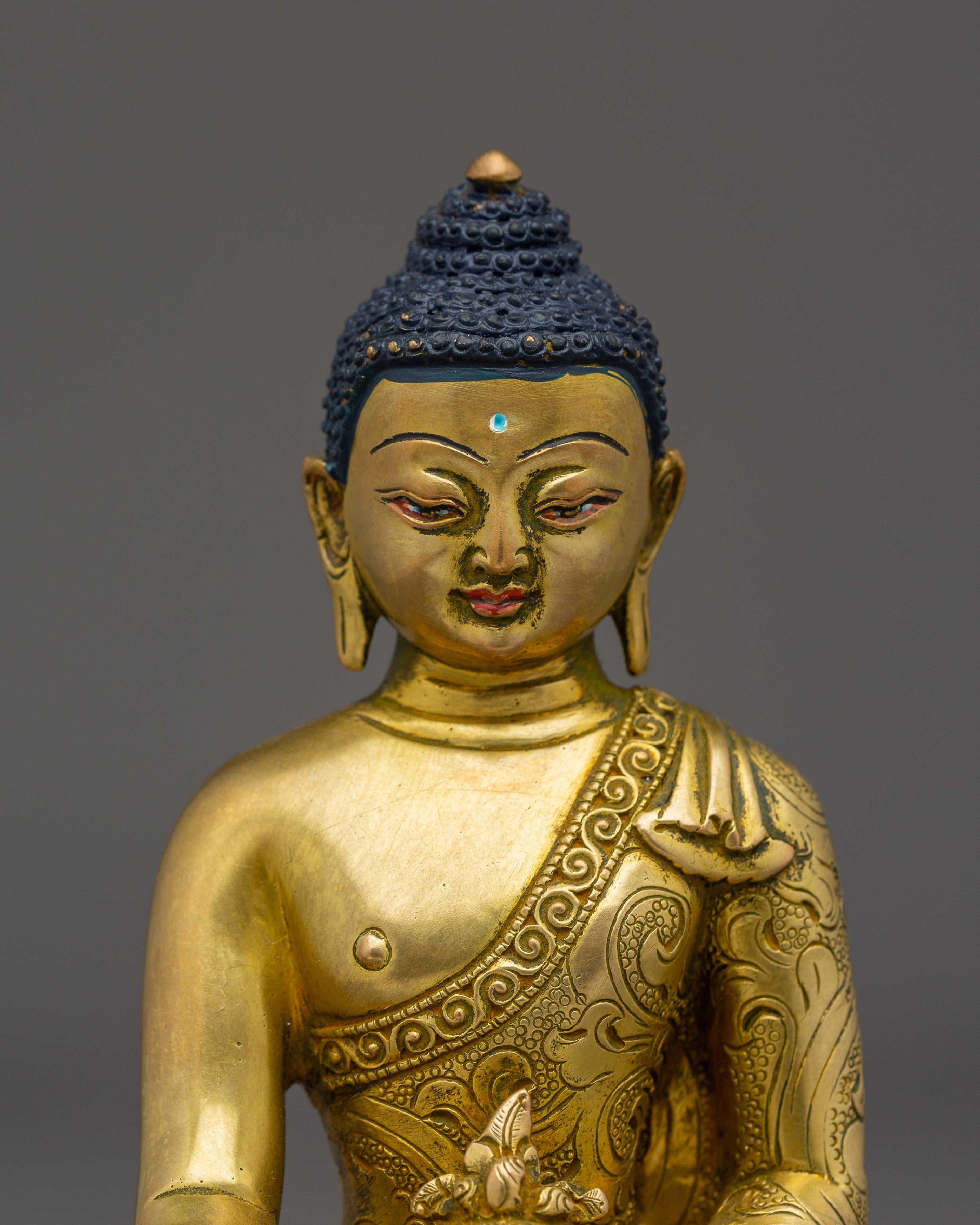 Handmade Copper Medicine Buddha Statue