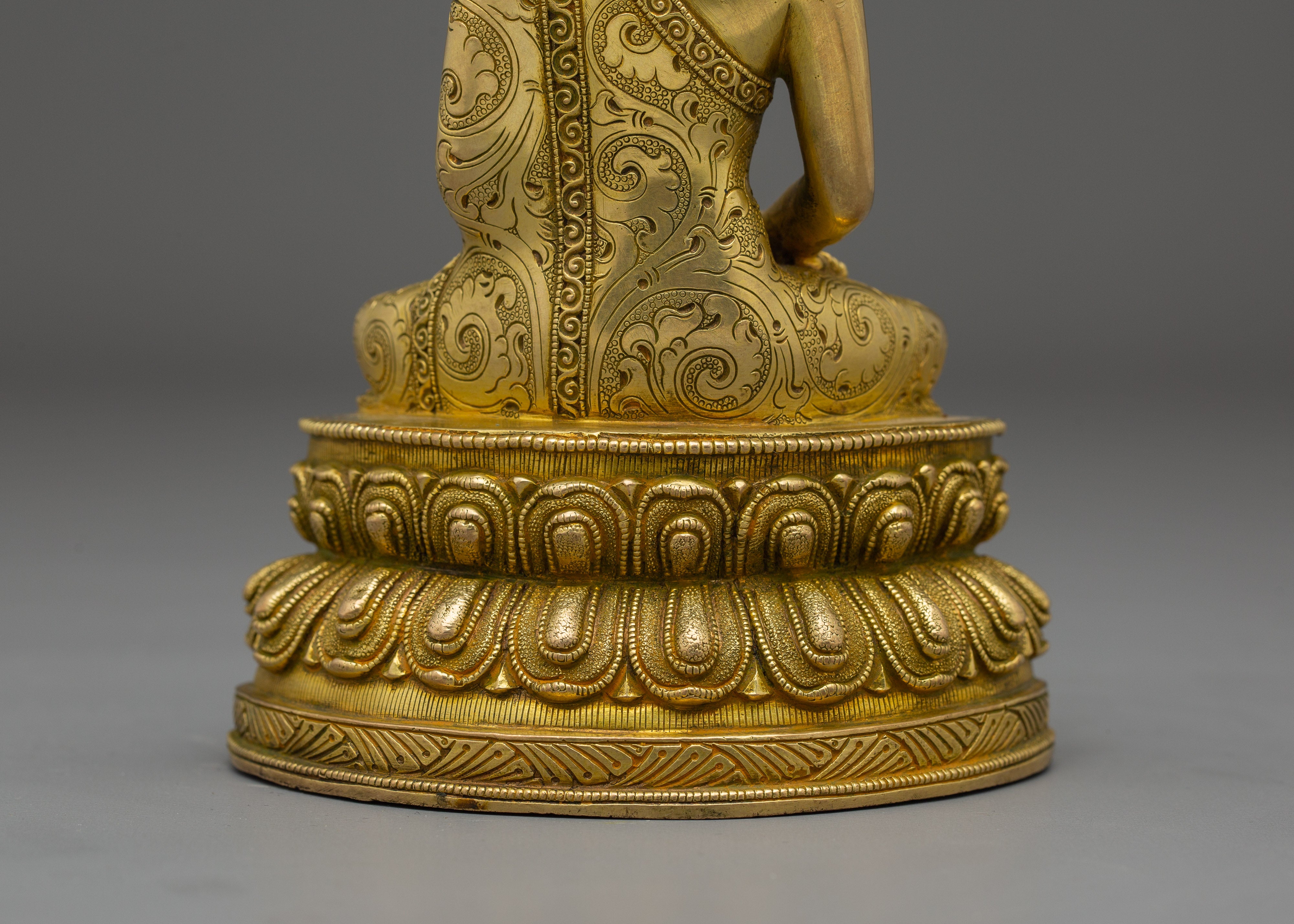 Enlightened Golden Amitabha Buddha Art | Spiritual Buddha for Meditation