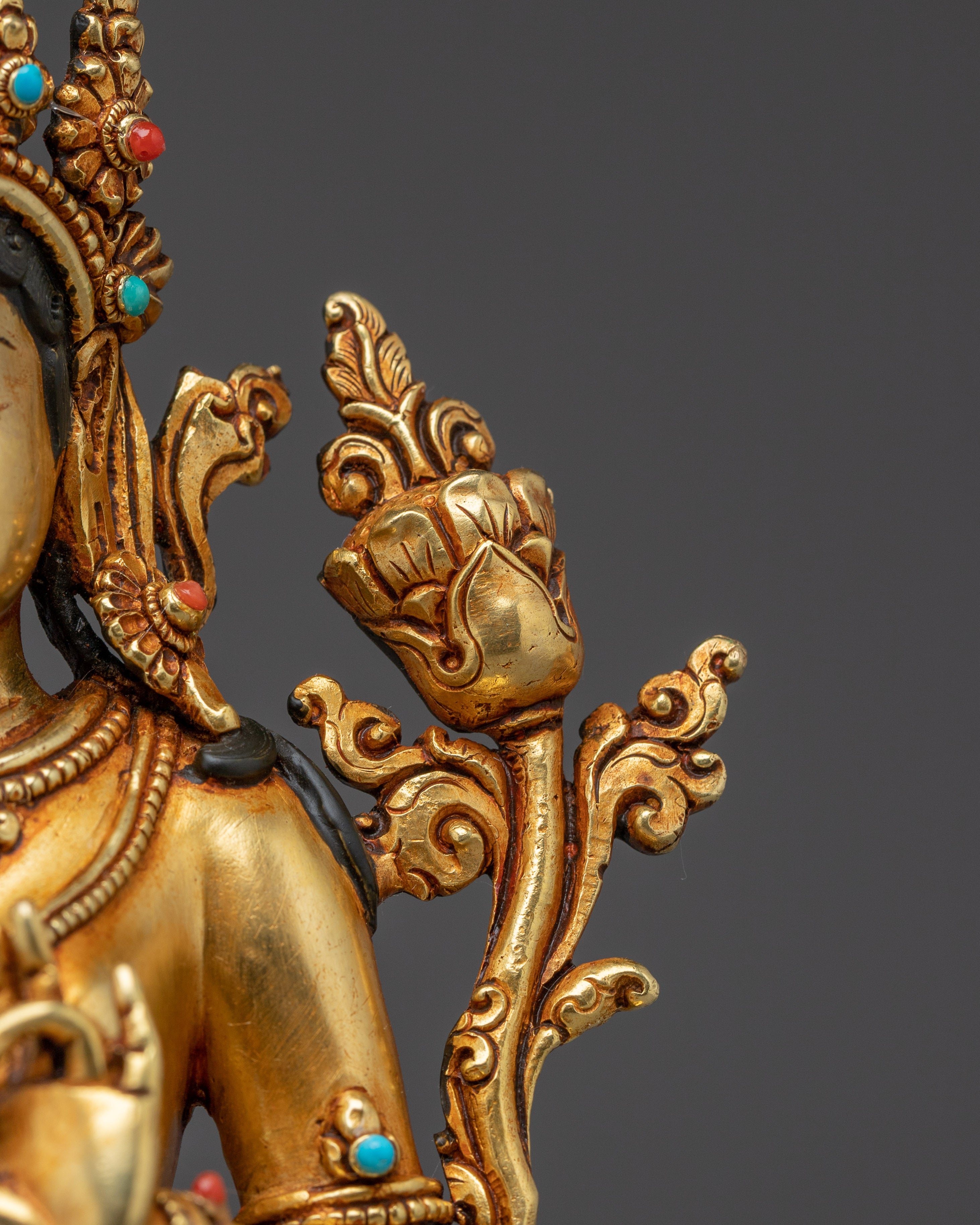 Green Tara Statue: Mother of Compassion and Liberation