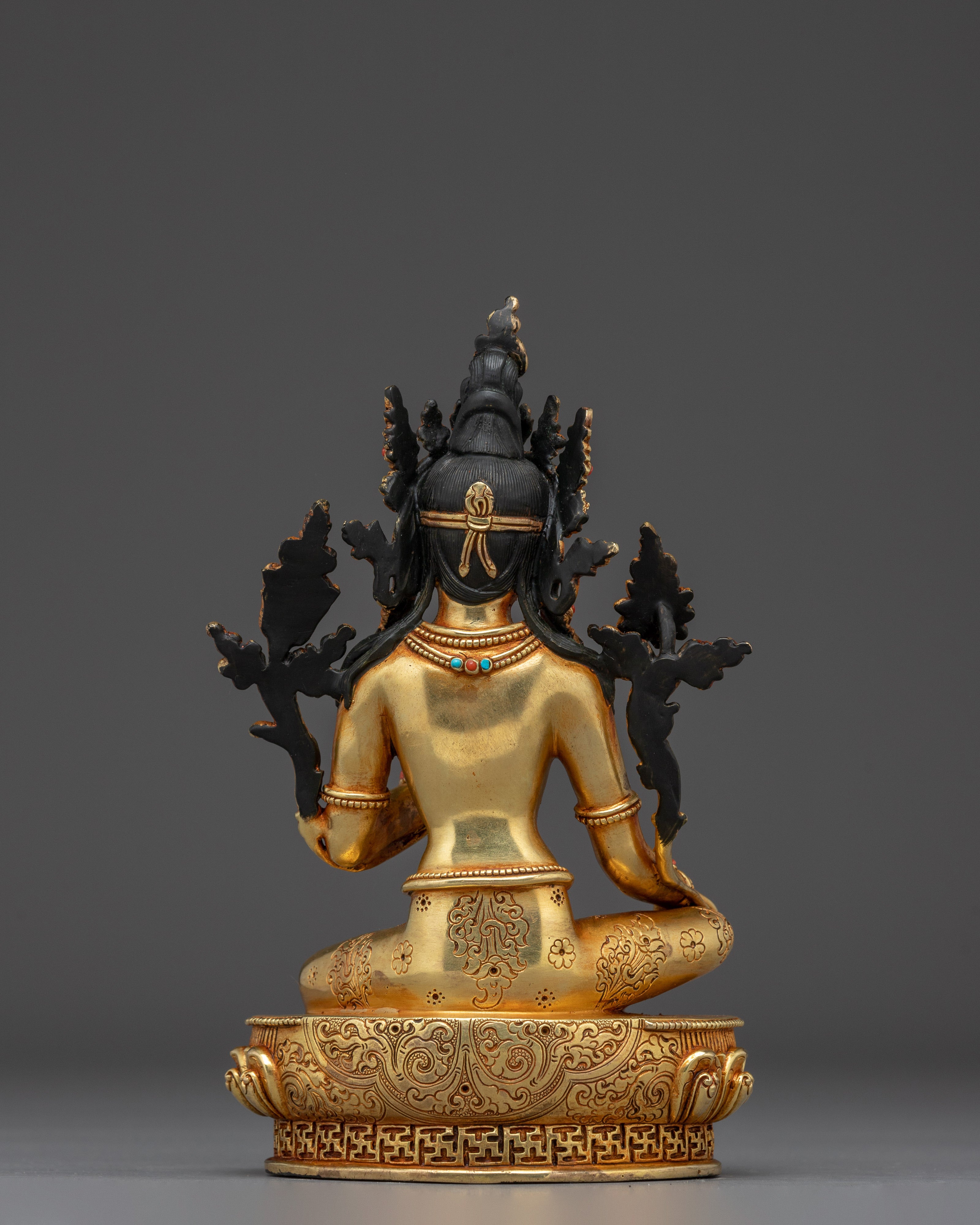 Golden Sculpture of Bodhisattva set | Symbol of Compassion and wisdom