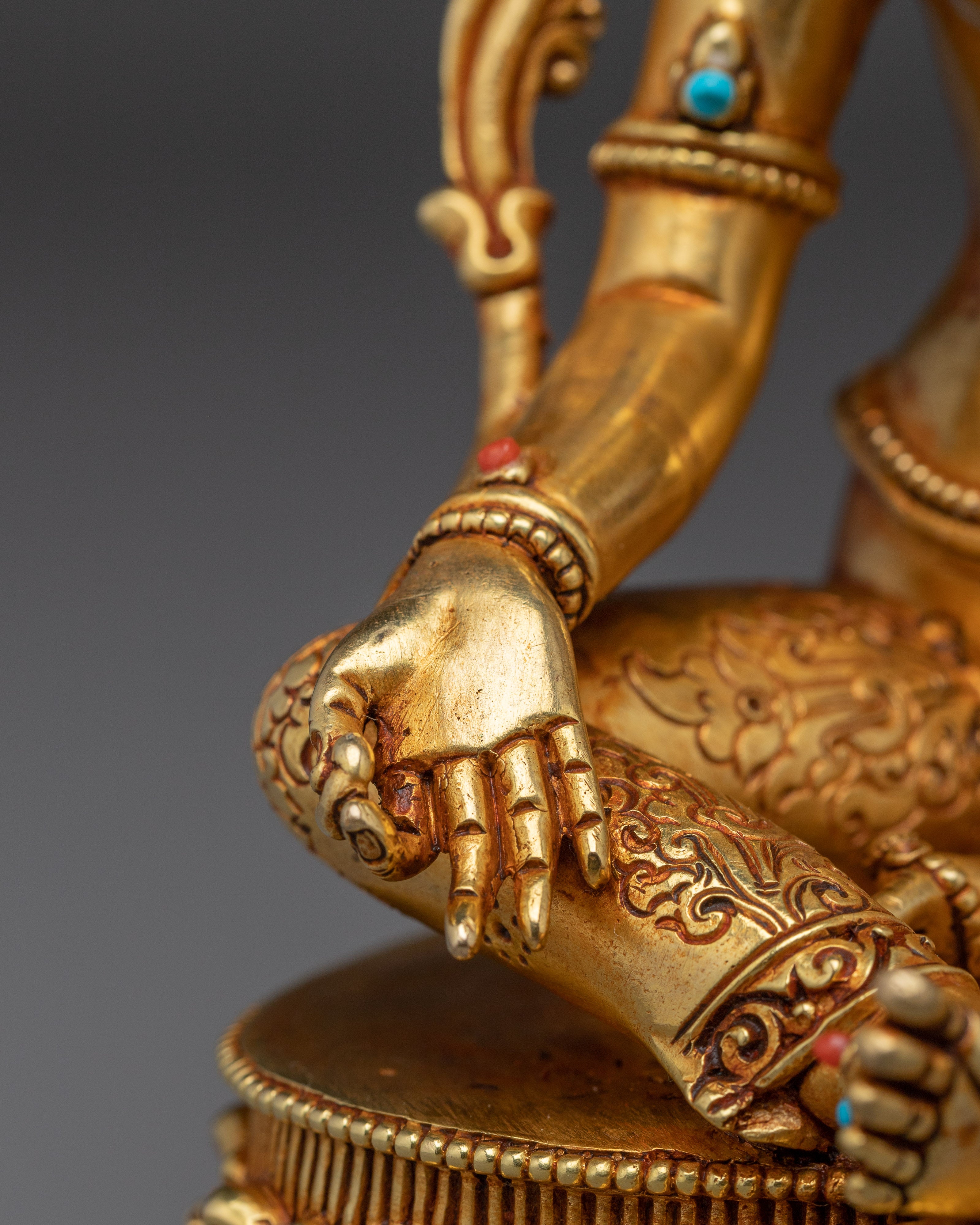 Green Tara Statue: Mother of Compassion and Liberation