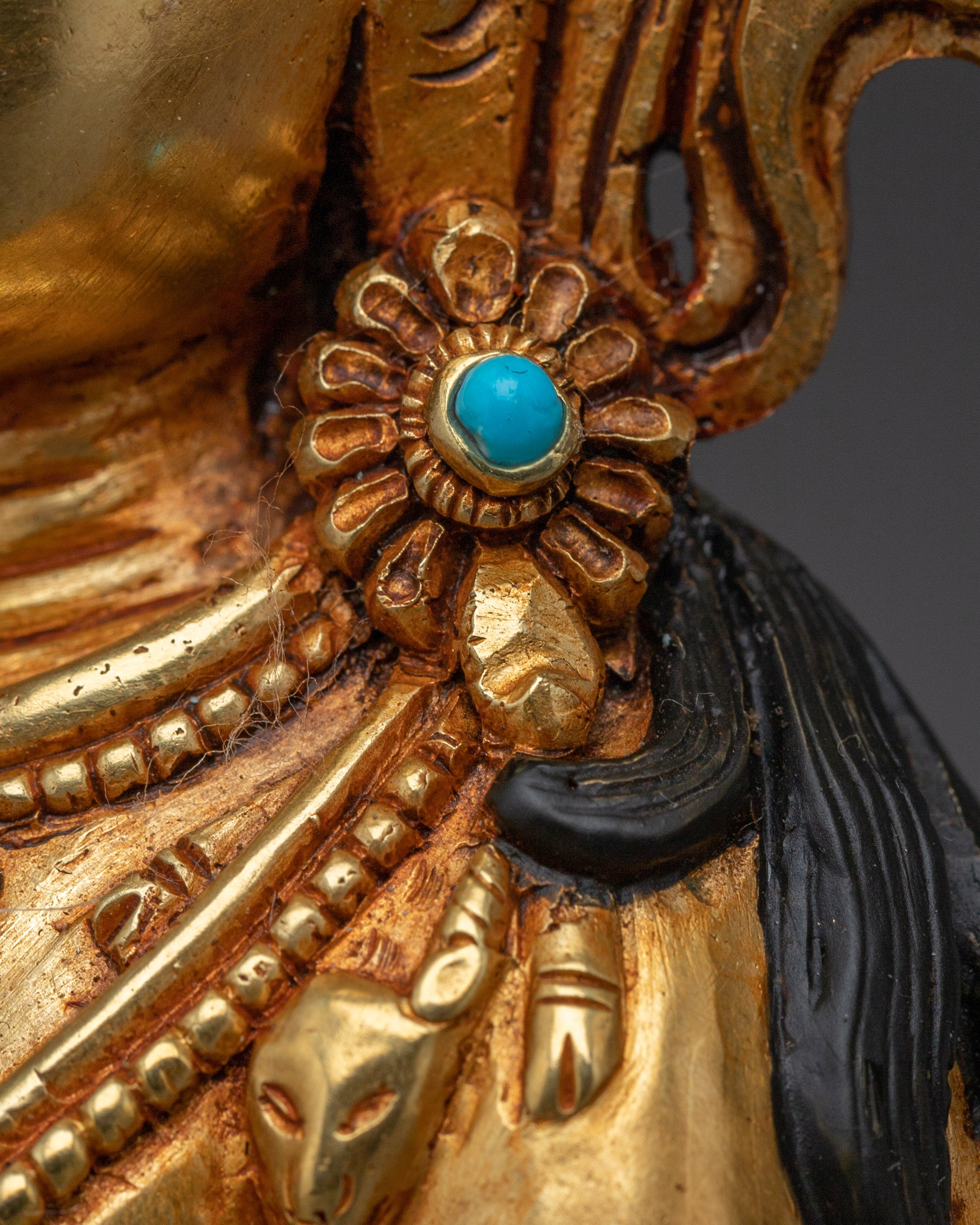 Golden Sculpture of Bodhisattva set | Symbol of Compassion and wisdom