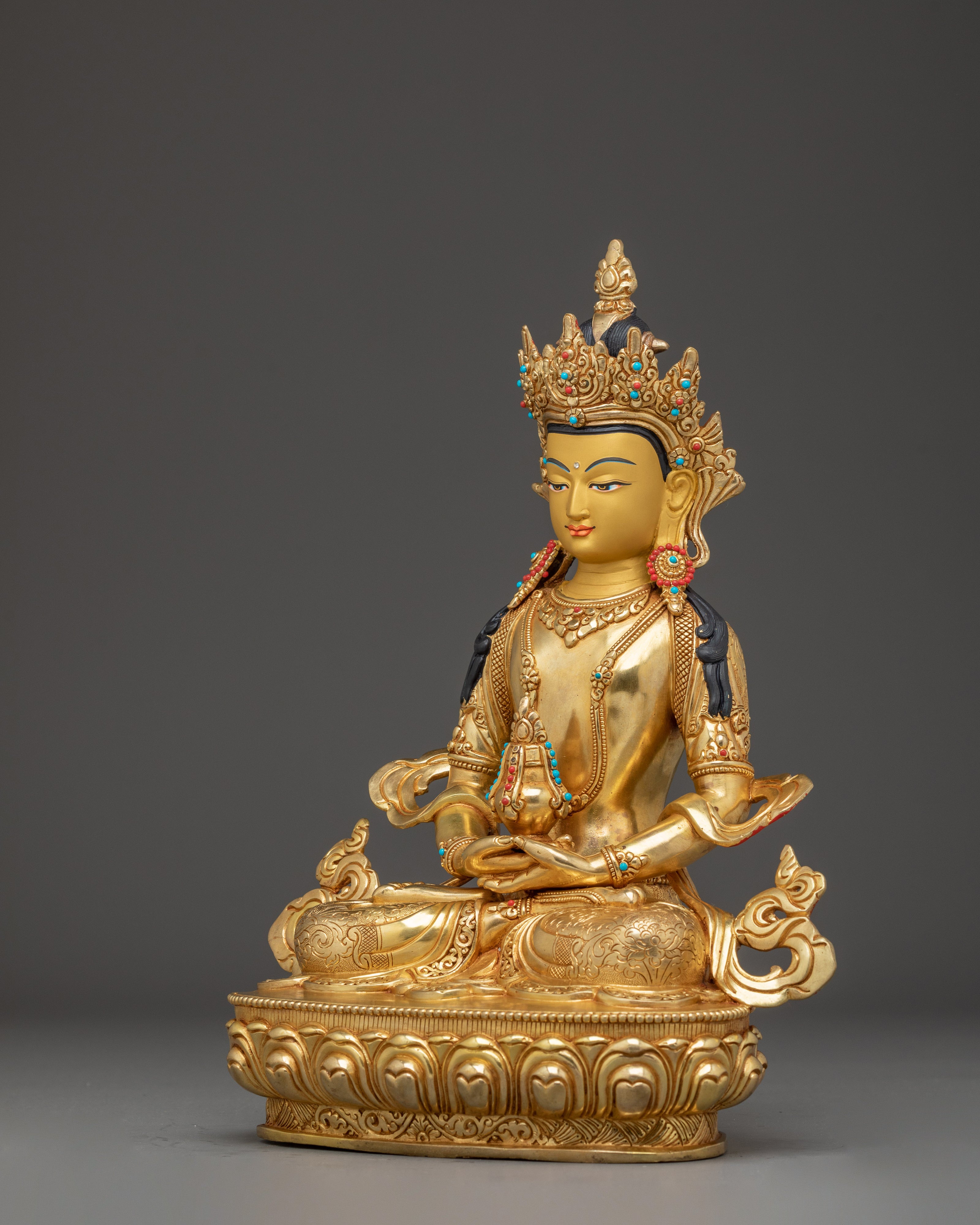 Amitayus Statue: Bodhisattva of Long-life