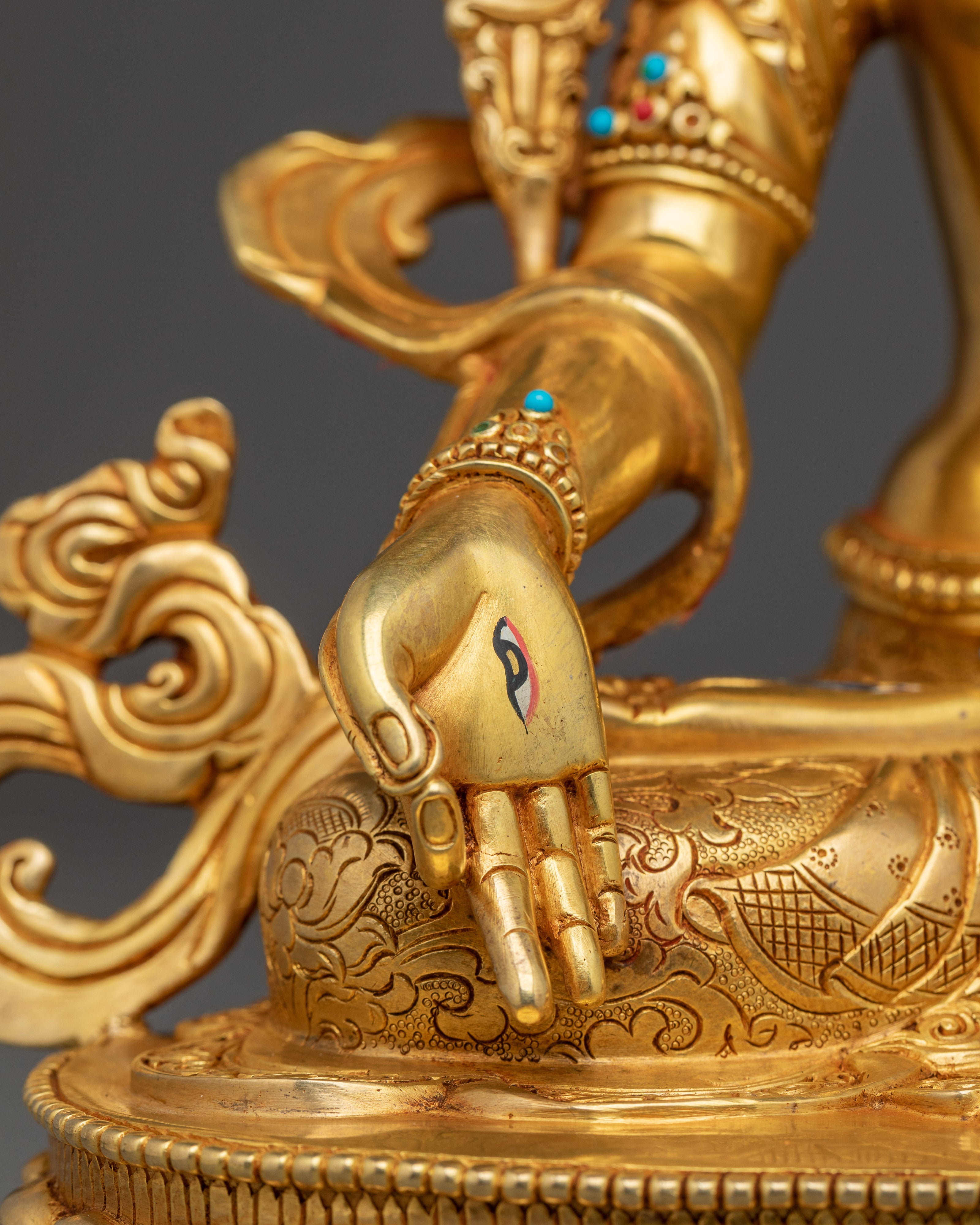 Handmade Statue of Sita Tara | White Tara - Tibetan Healing Deity