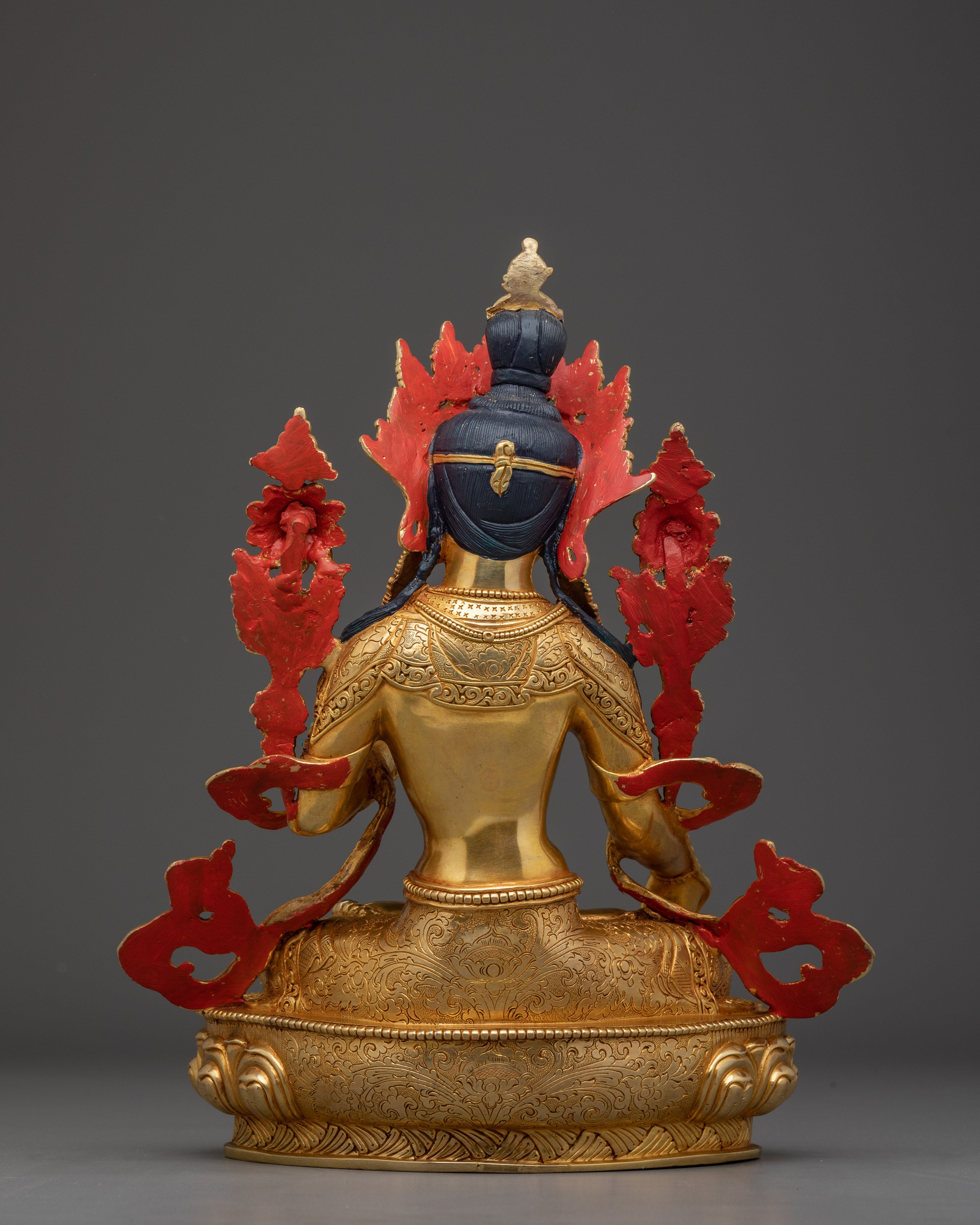 Handmade Statue of Sita Tara | White Tara - Tibetan Healing Deity