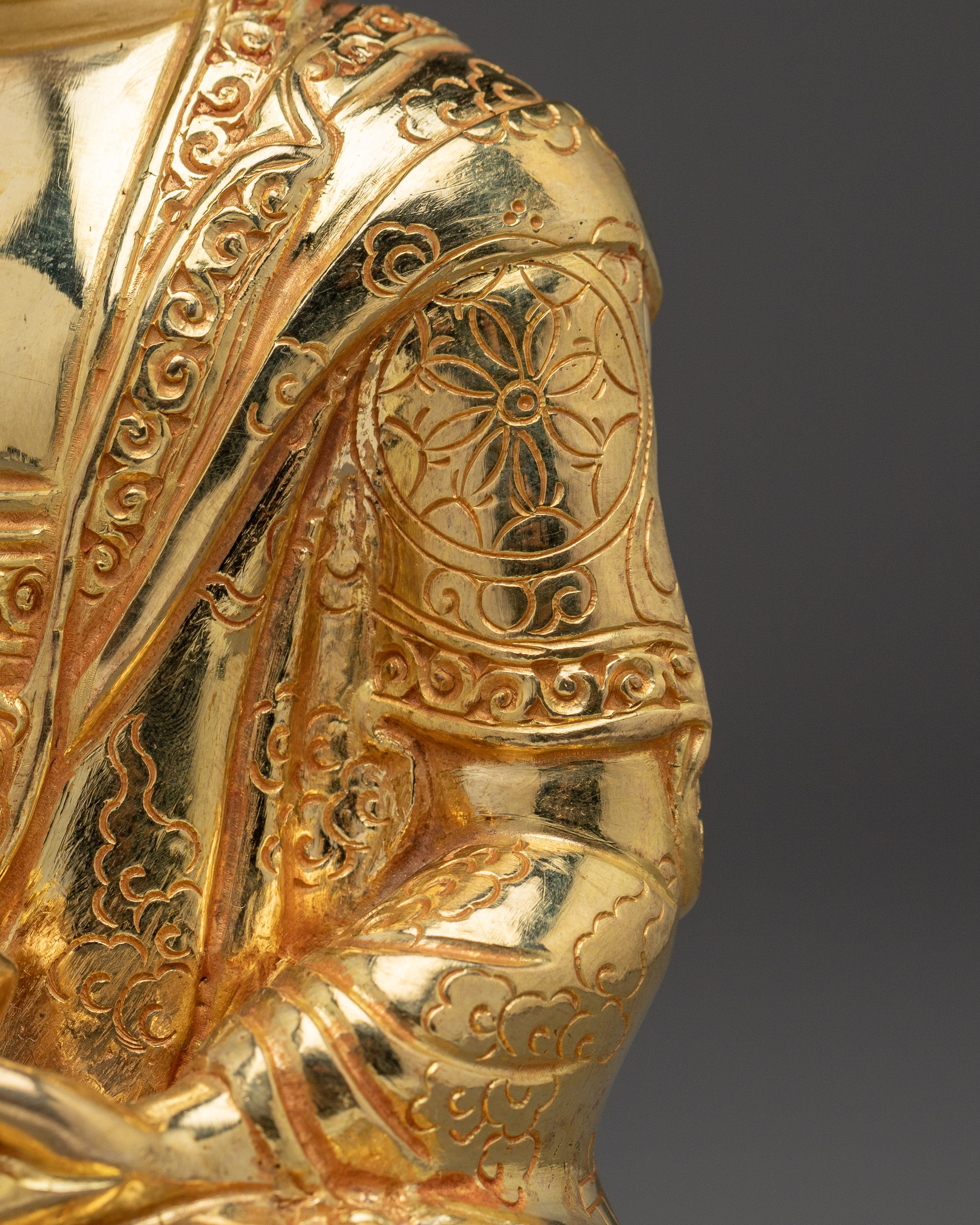 Nepalese Buddhist Art of Golden Amitabha Buddha | Buddha of Infinite Light