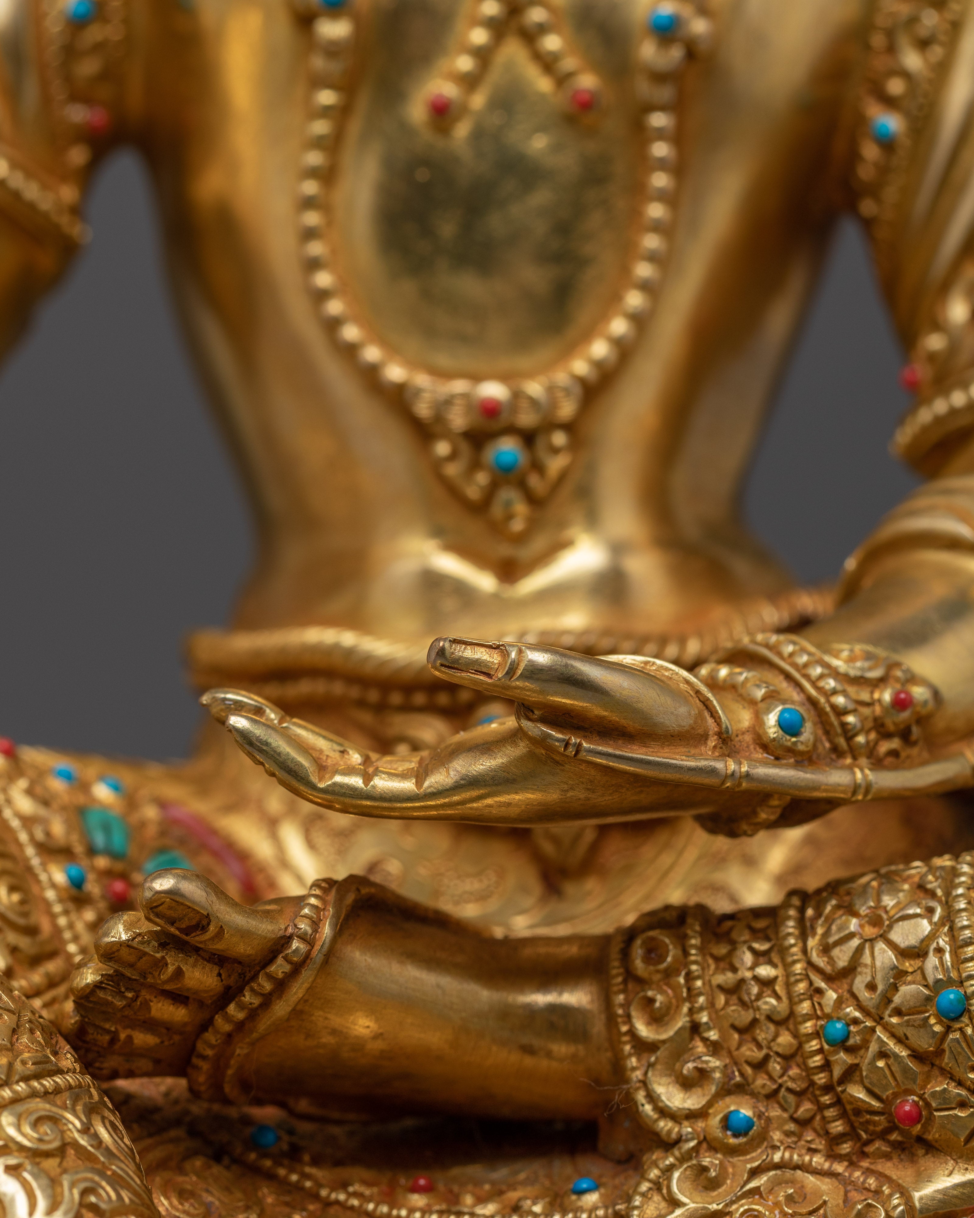 Handcrafted Samantabhadra Art | Elephant Seated Deity of Benevolence