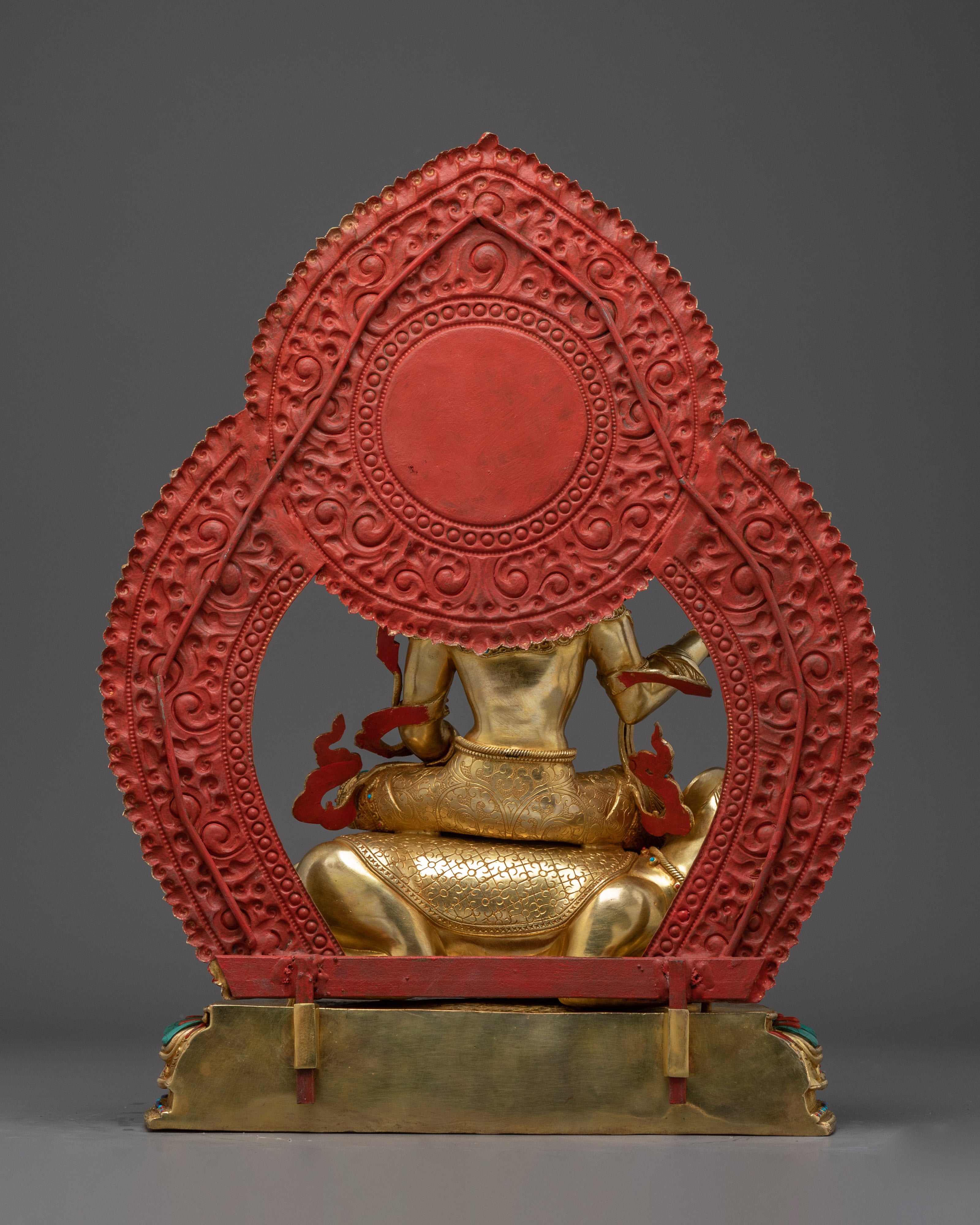 Handcrafted Samantabhadra Art | Elephant Seated Deity of Benevolence