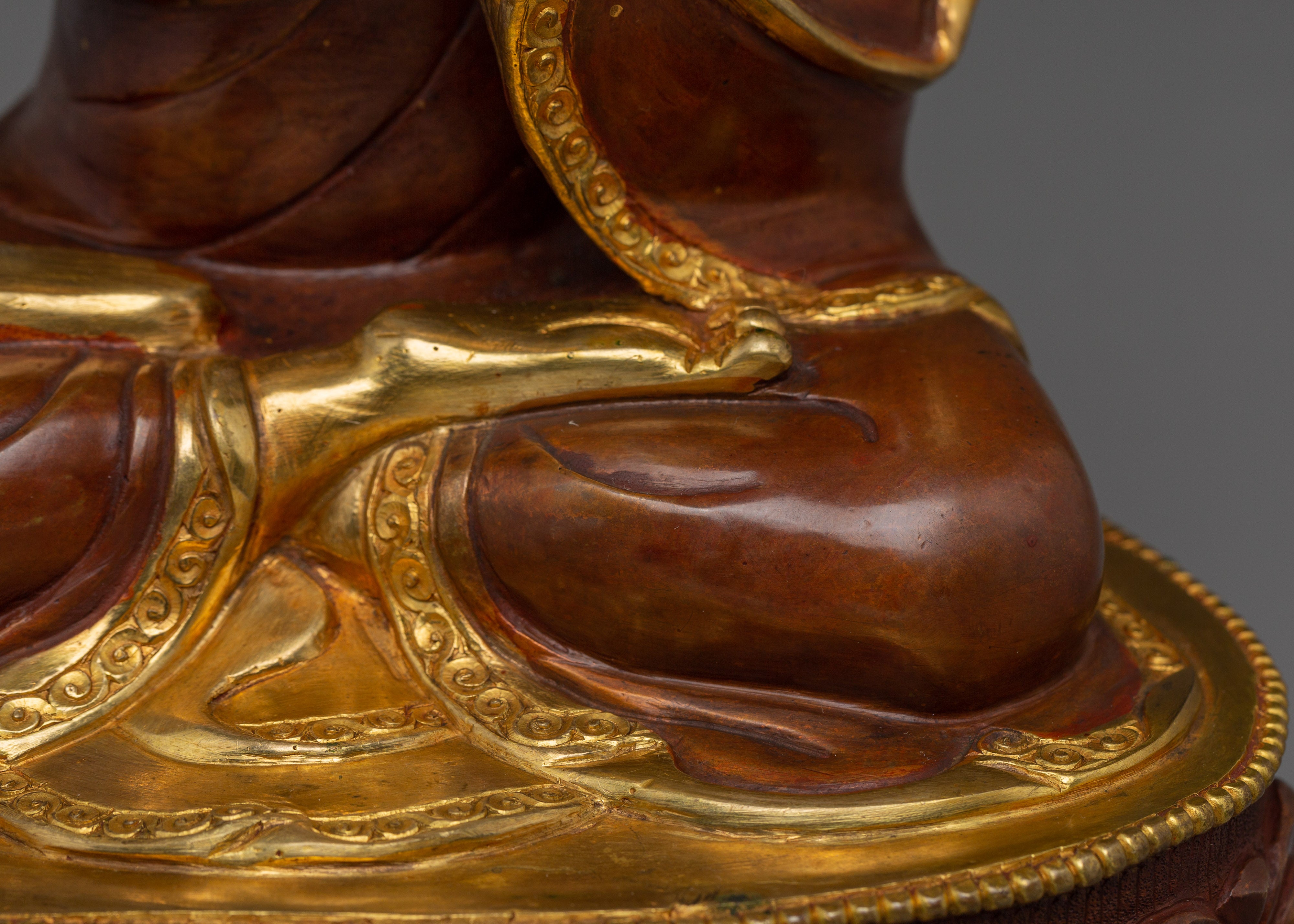 Handmade Tsongkhapa Statue Set with Disciples