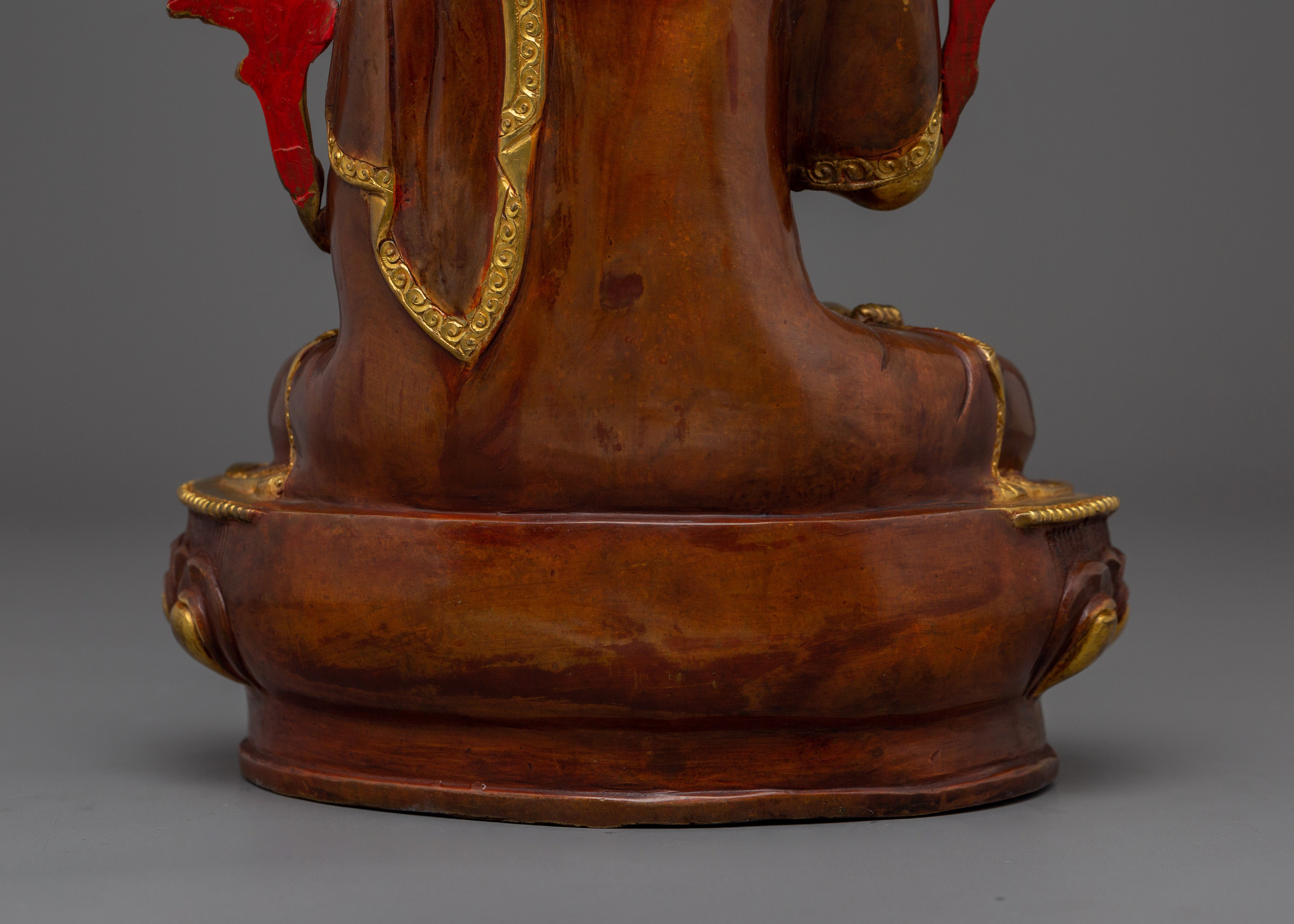 Handmade Tsongkhapa Statue Set with Disciples