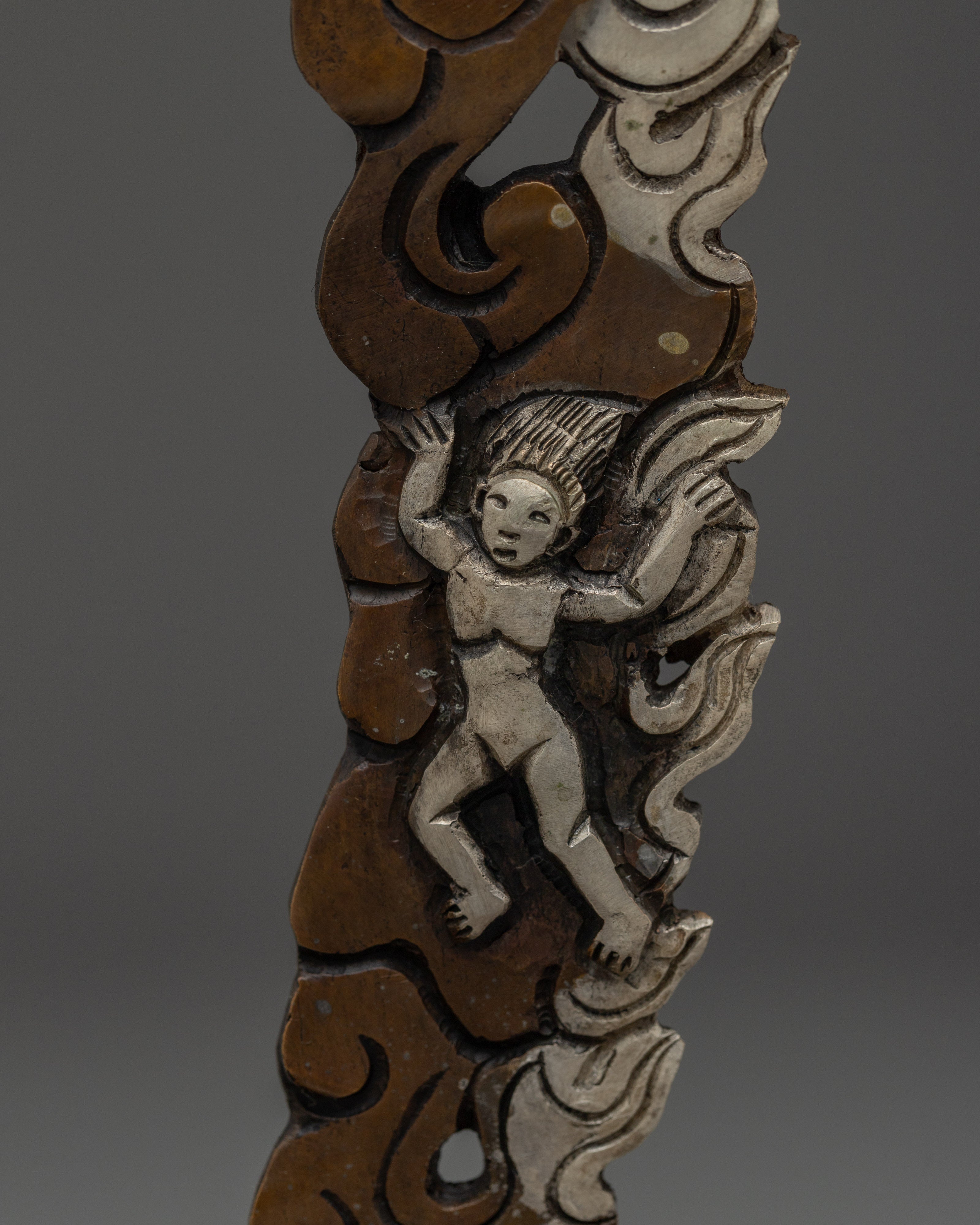 Sakya Mahakala Statue: Protector Mahakala