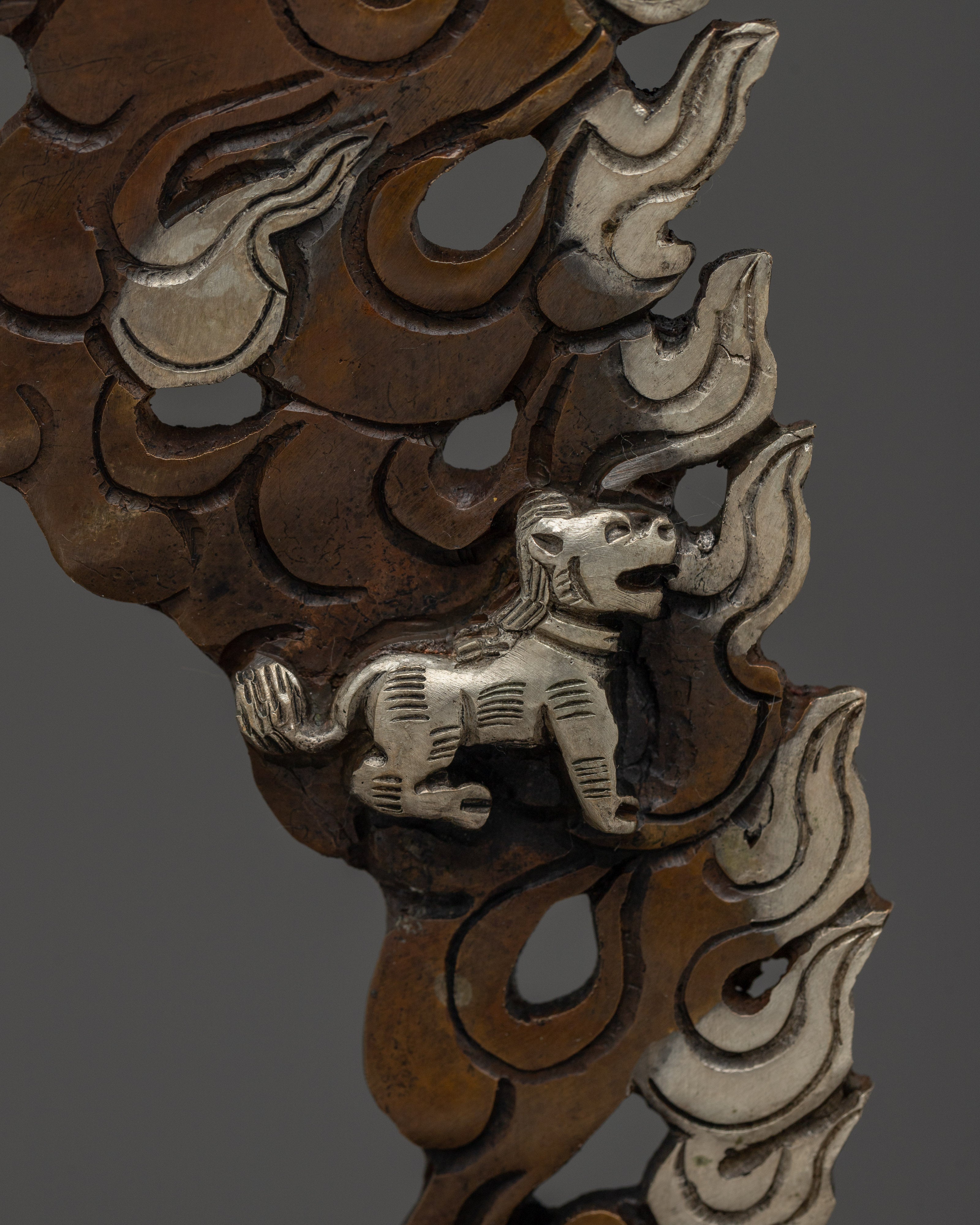 Sakya Mahakala Statue: Protector Mahakala