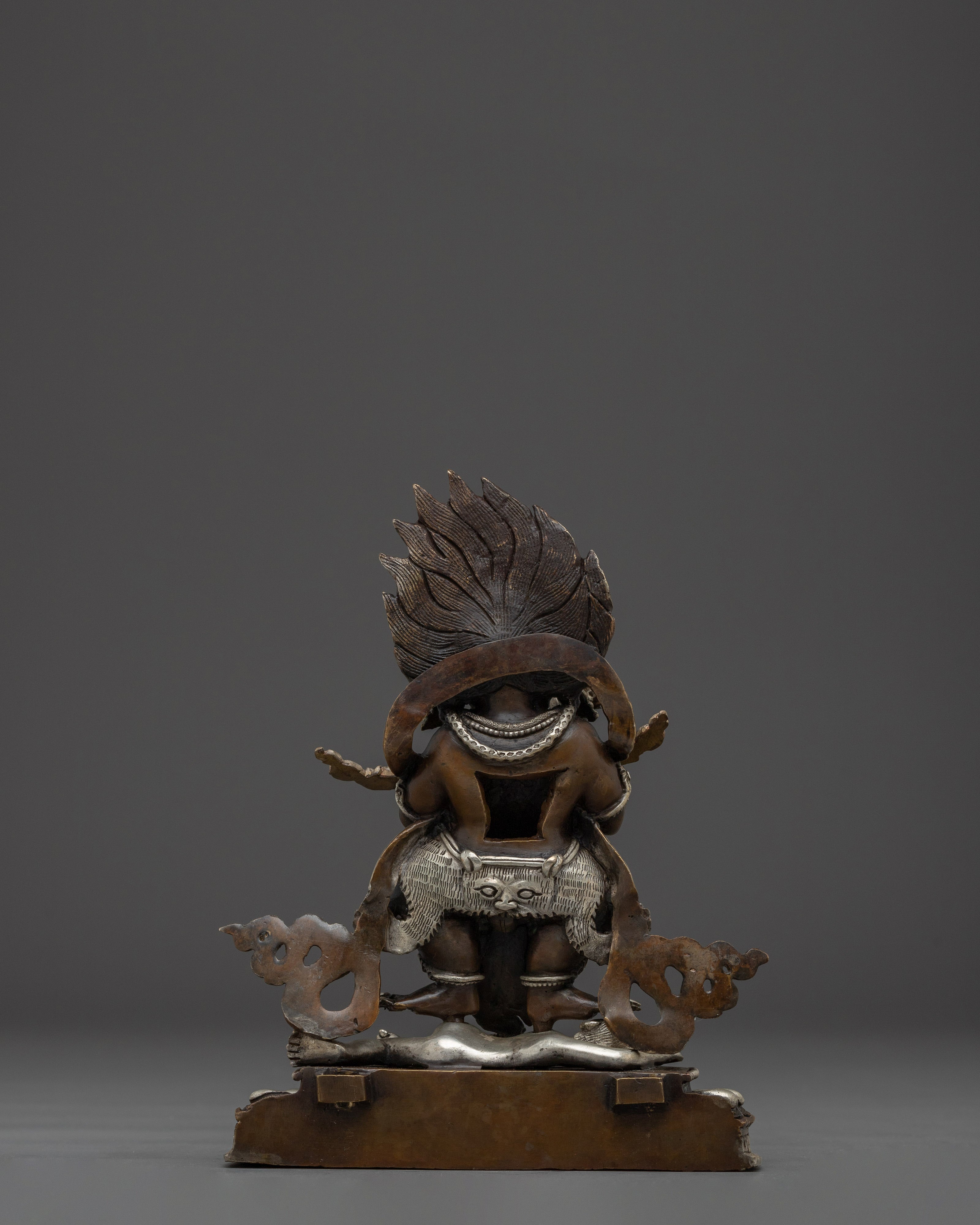 Sakya Mahakala Statue: Protector Mahakala