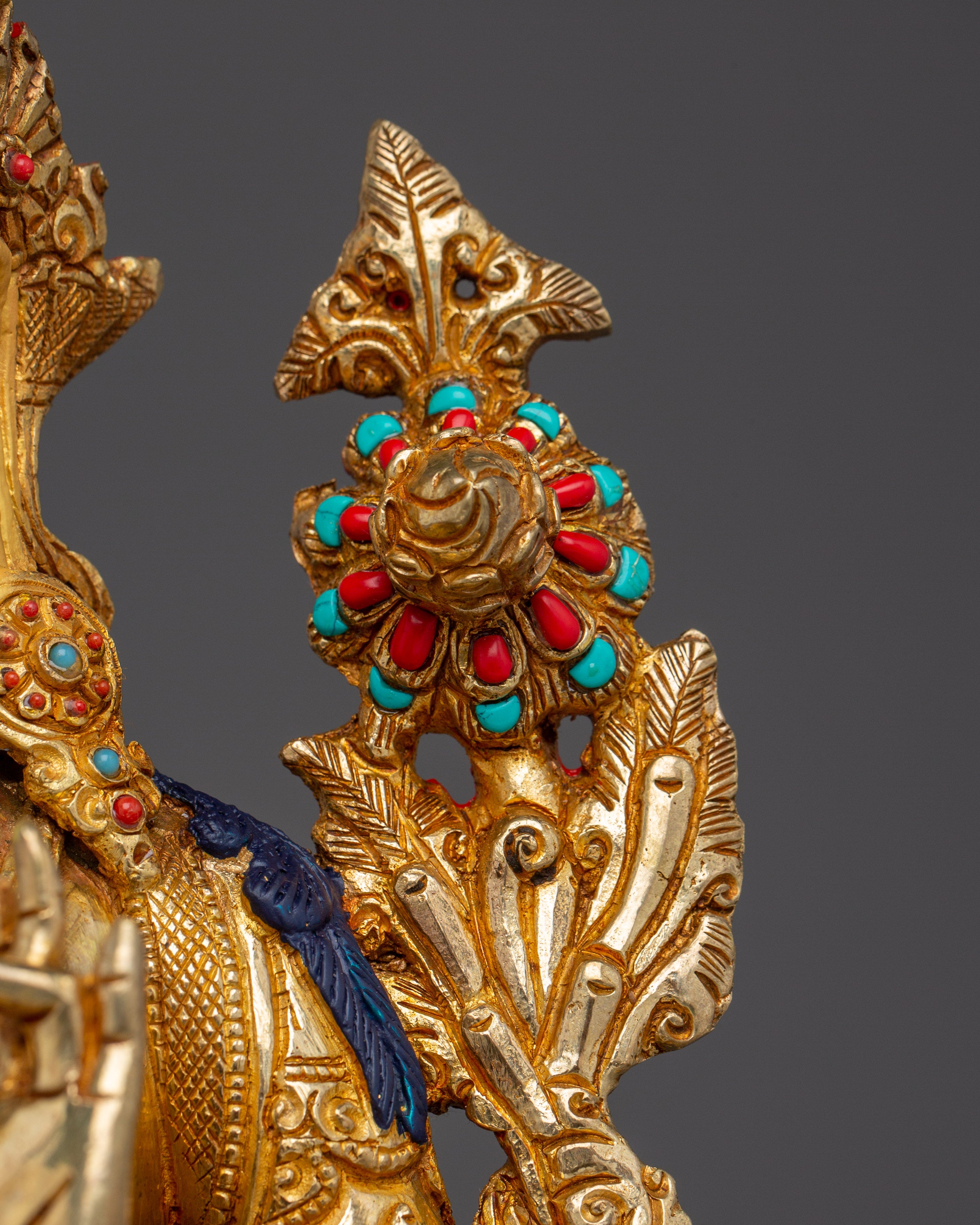 Green Tara Statue : Swift Liberator Goddess