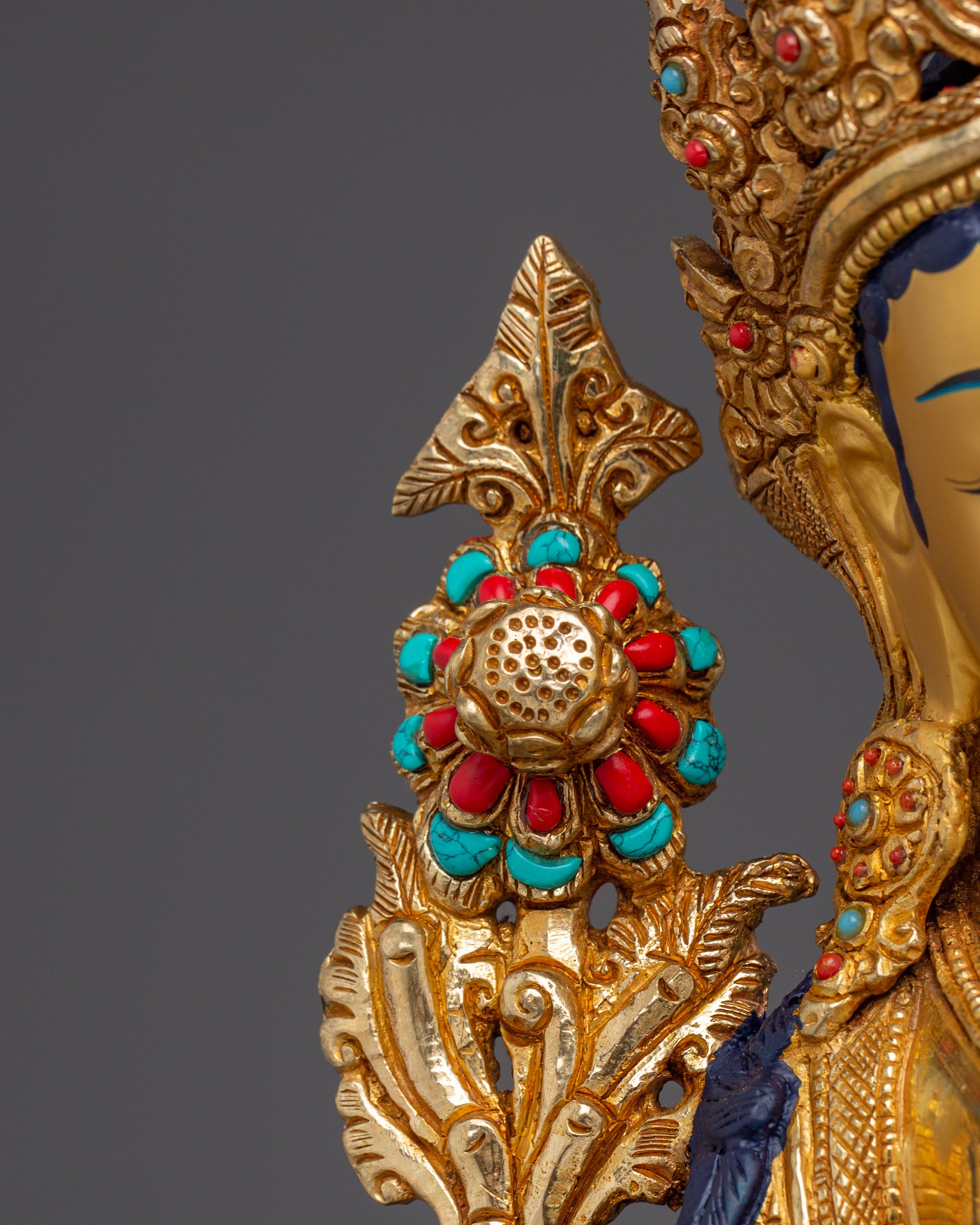 Green Tara Statue : Swift Liberator Goddess