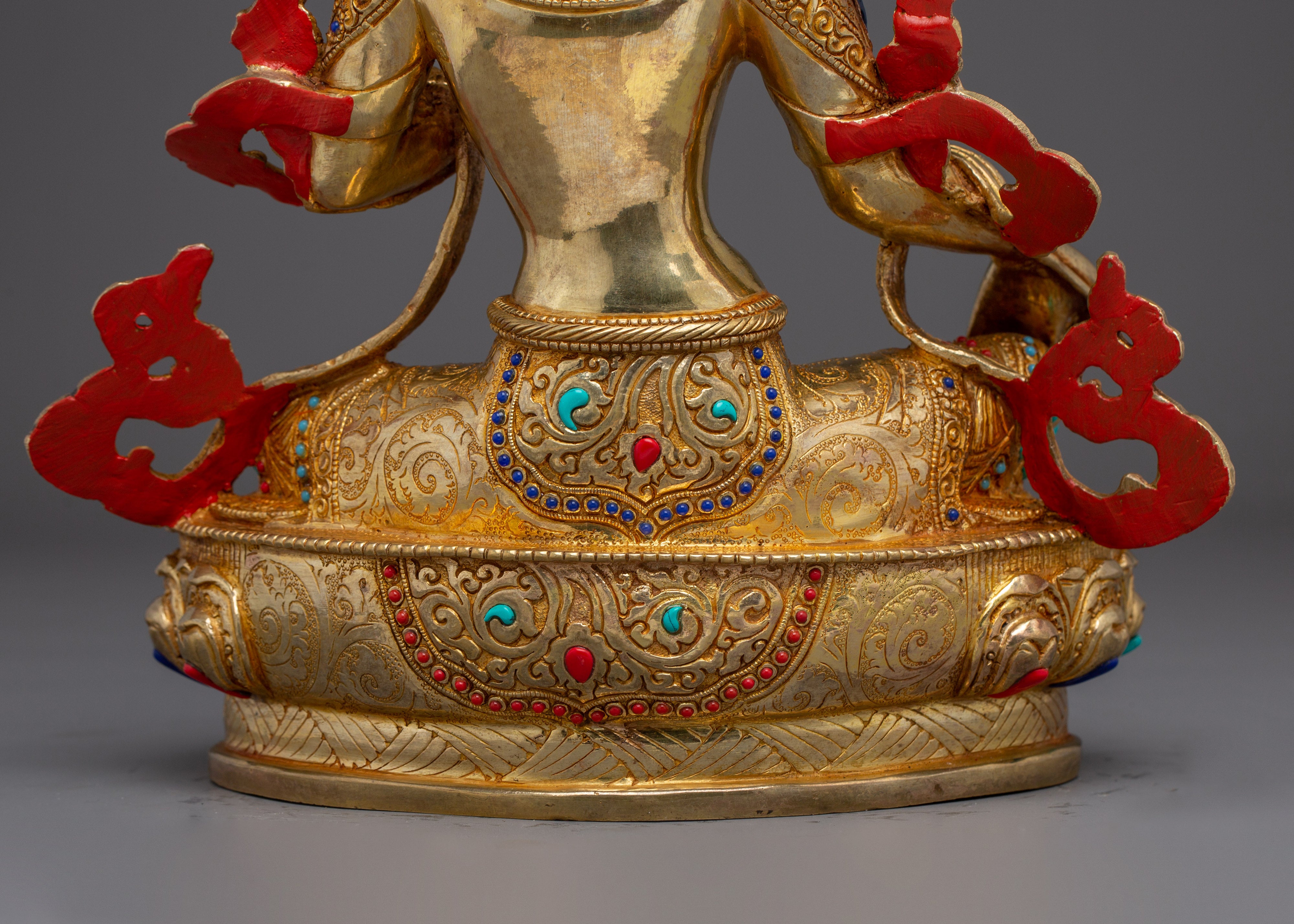 Green Tara Statue : Swift Liberator Goddess