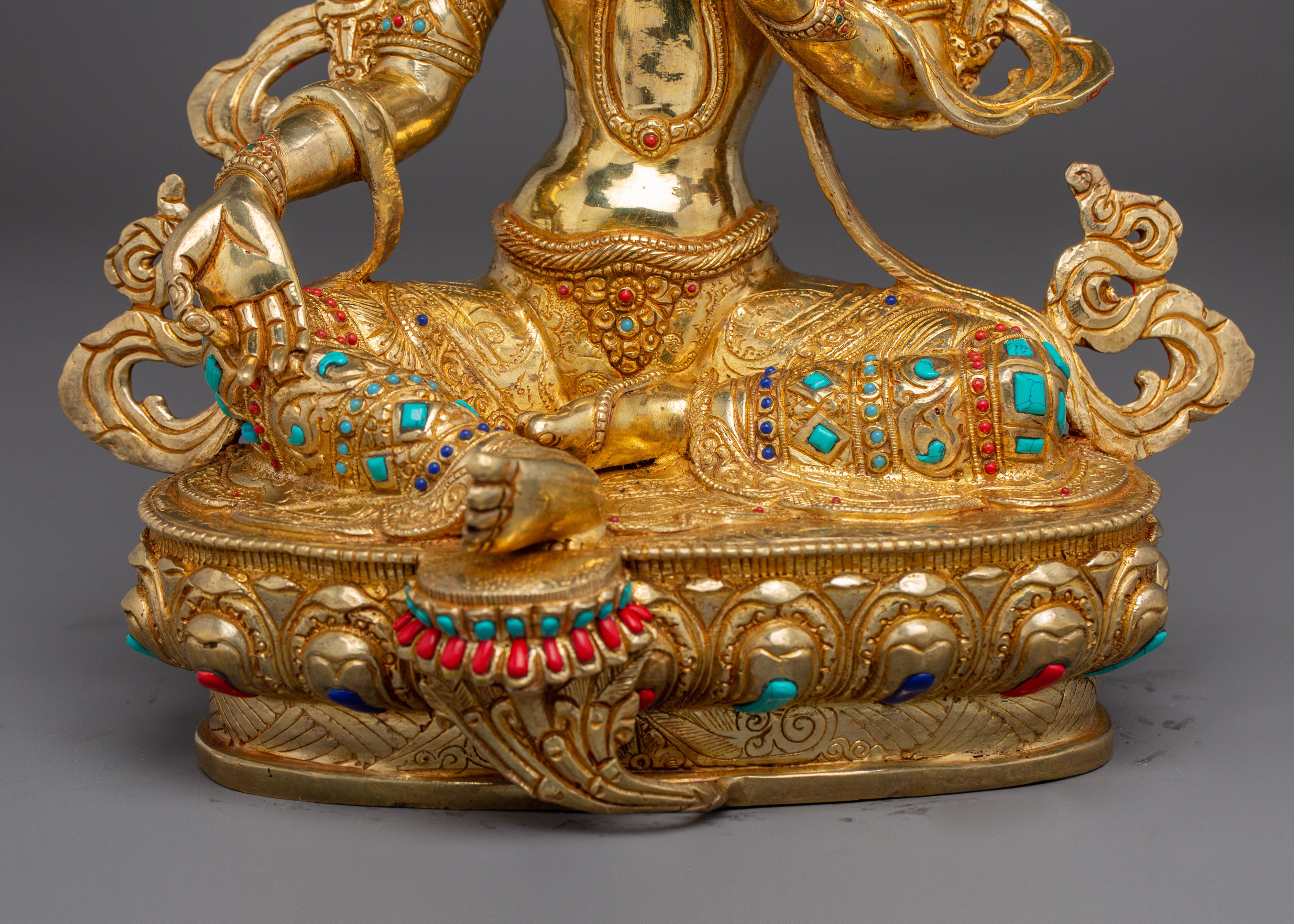 Green Tara Statue : Swift Liberator Goddess